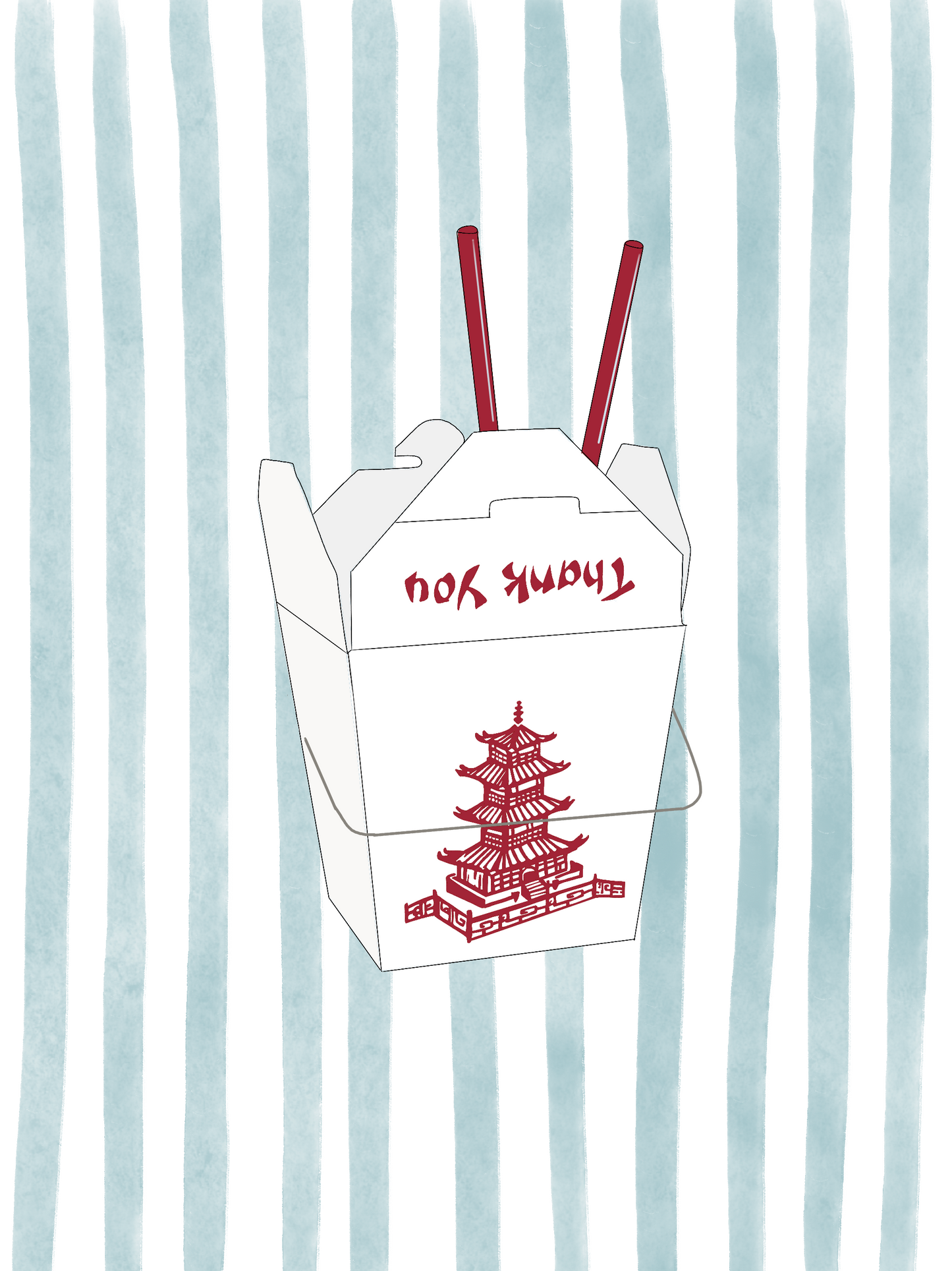 Takeout Box 4x6 Print