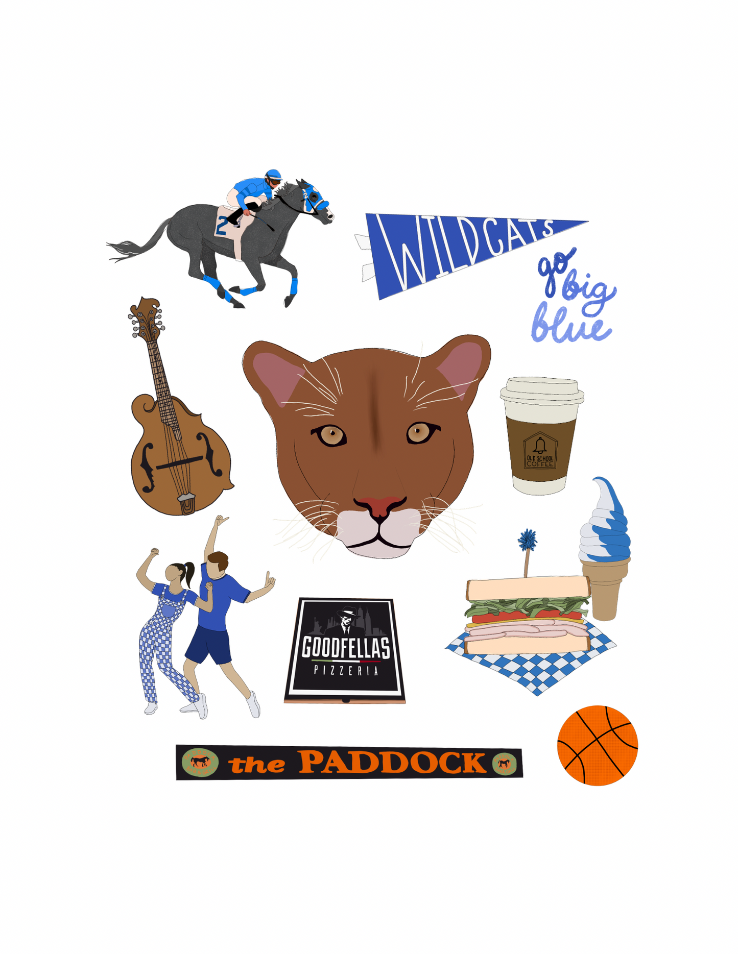 Lexington, Kentucky Campus Print