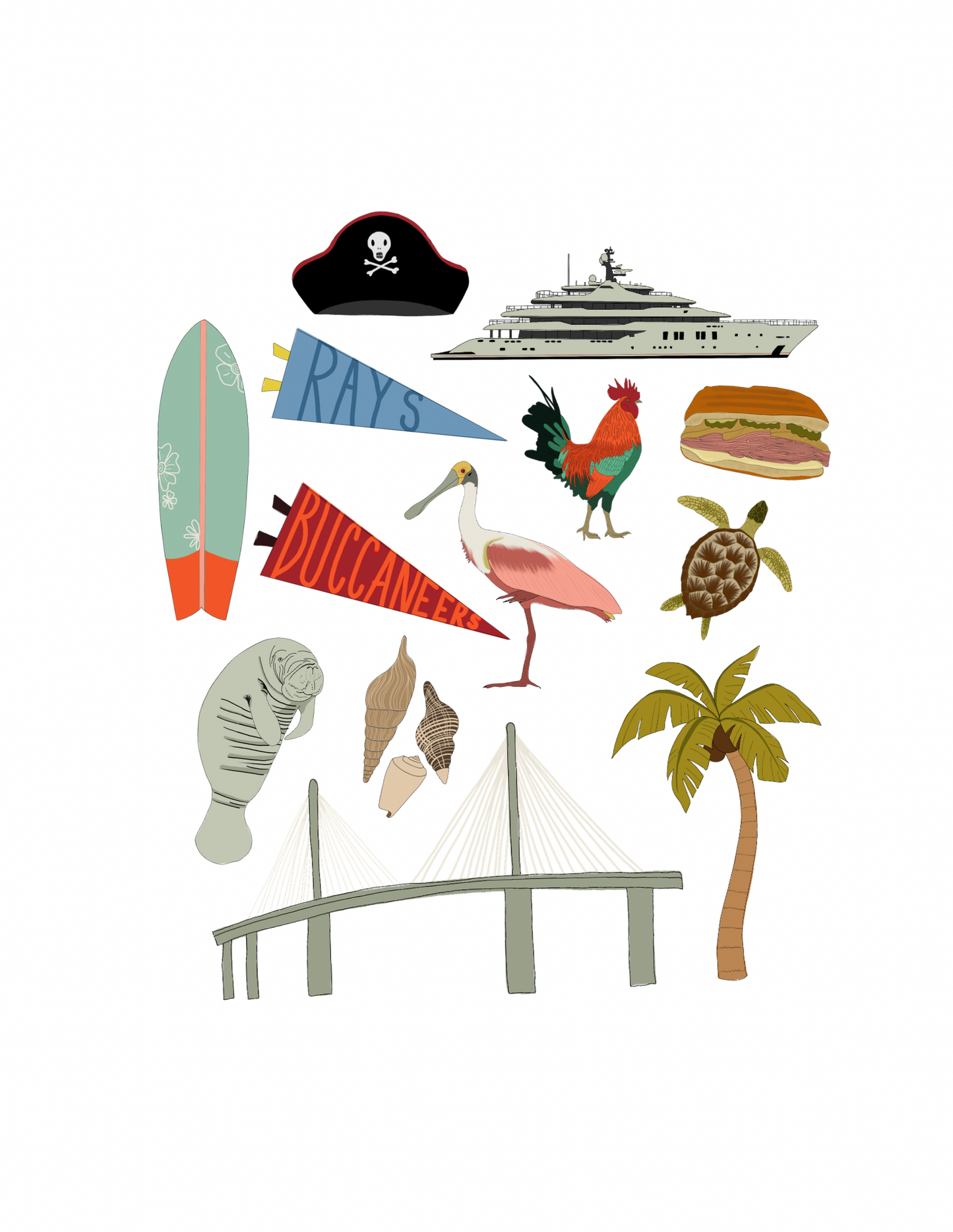 Tampa City Print