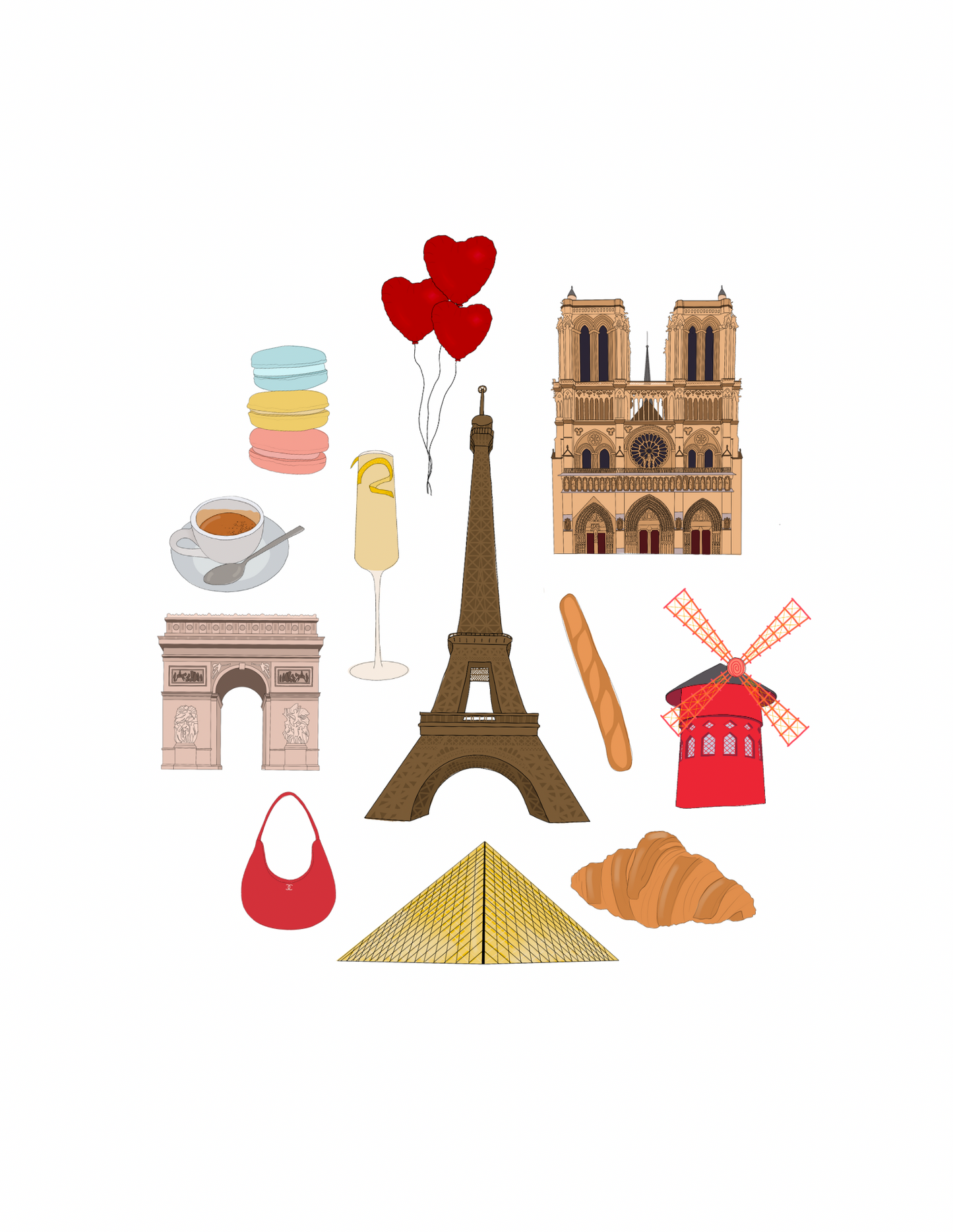 Paris Passport Print