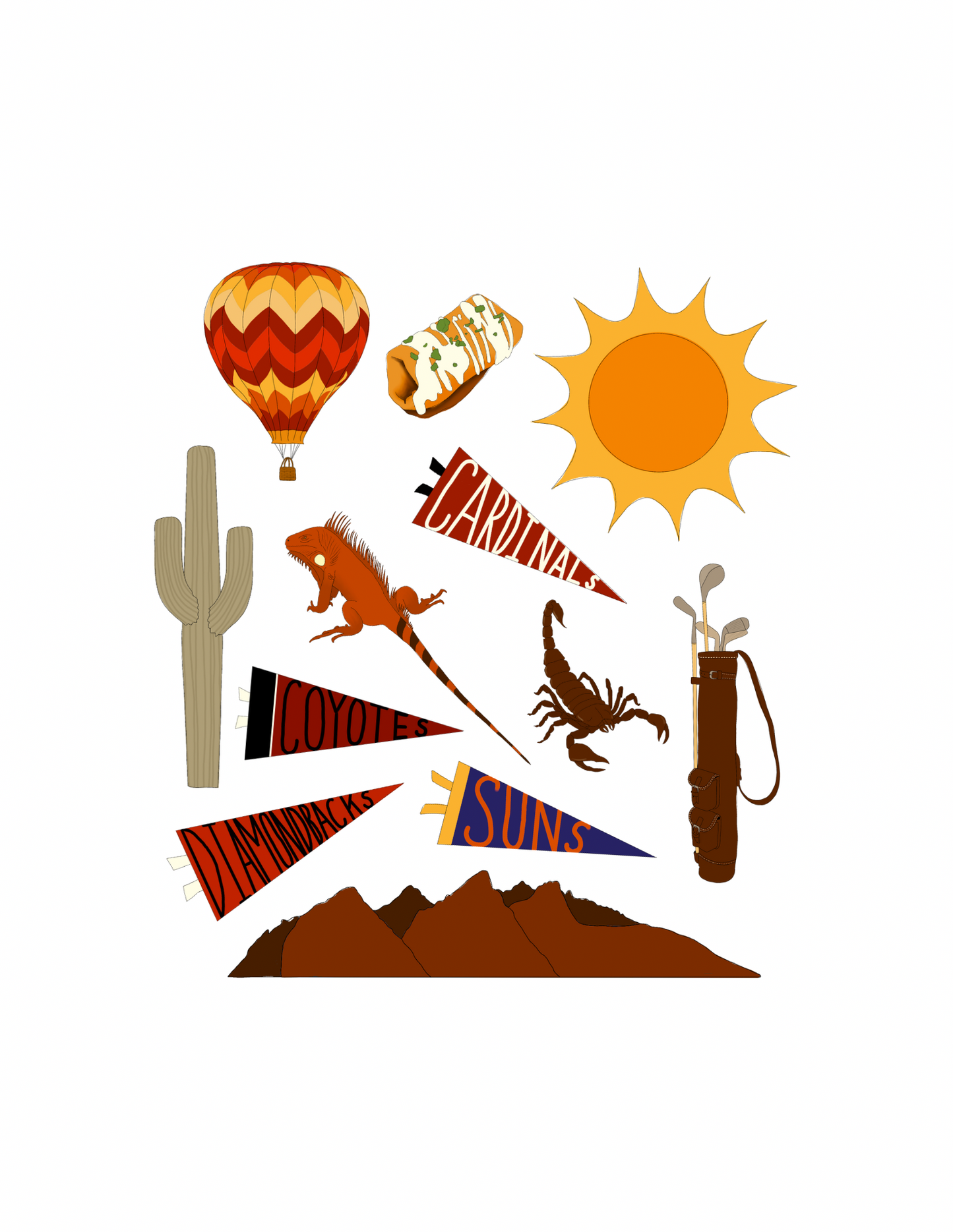 Phoenix City Print