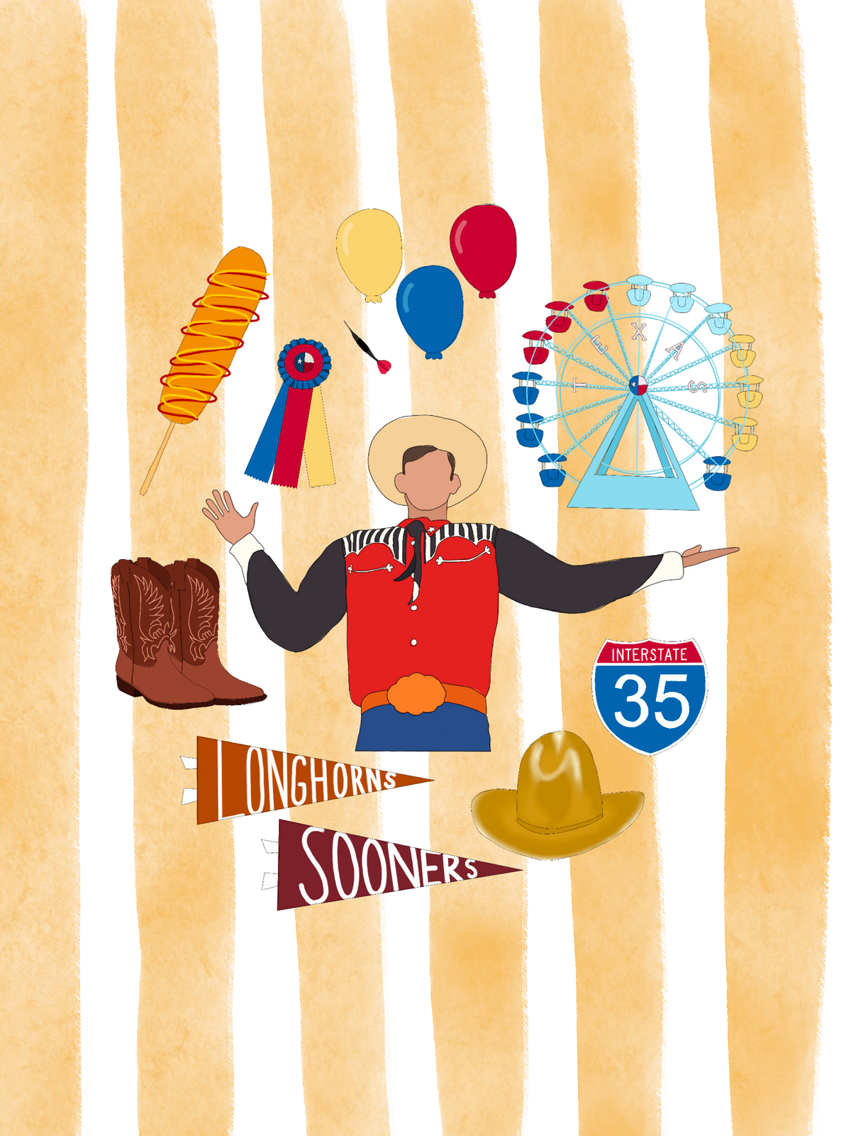 LIMITED EDITION: State Fair of Texas 6x8 Print