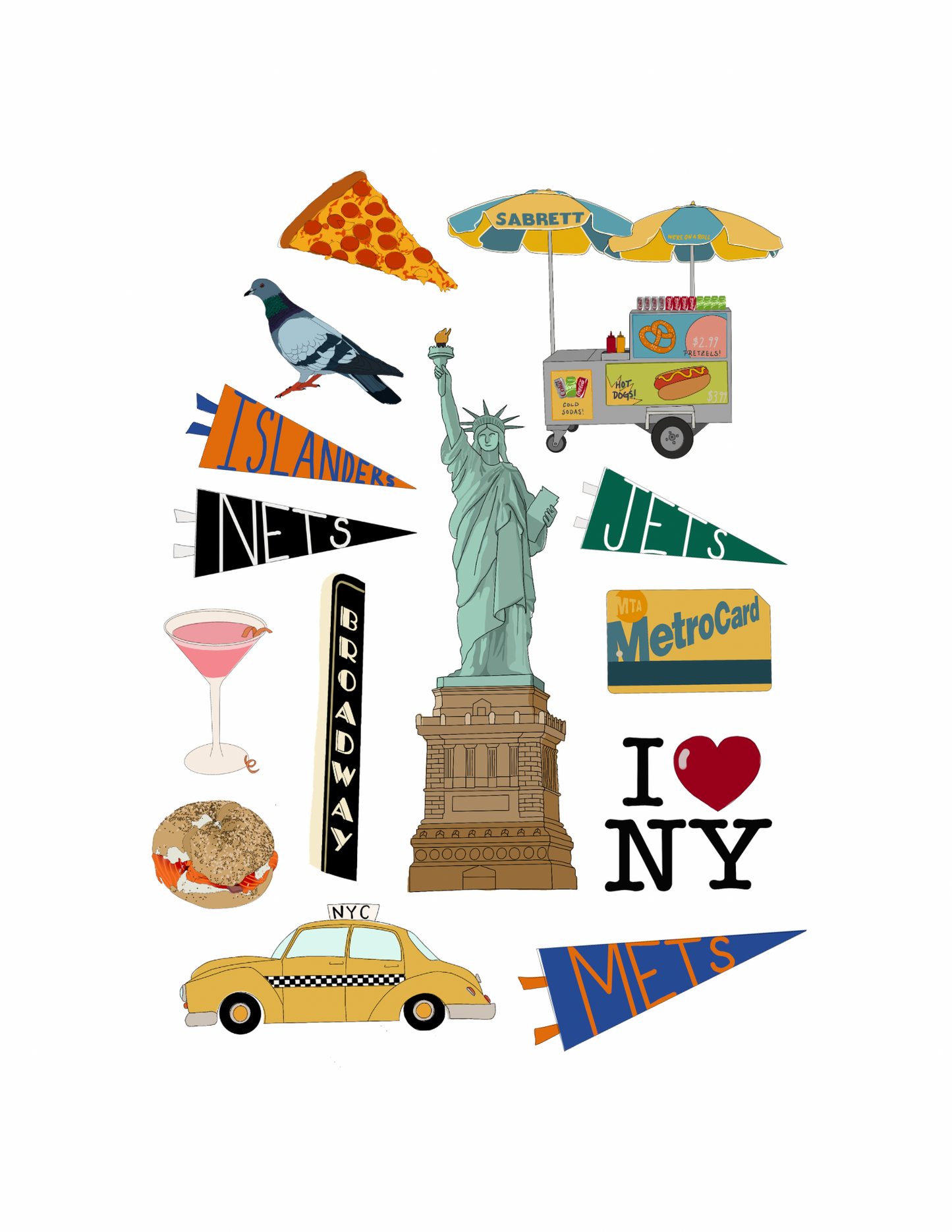 New York City City Print