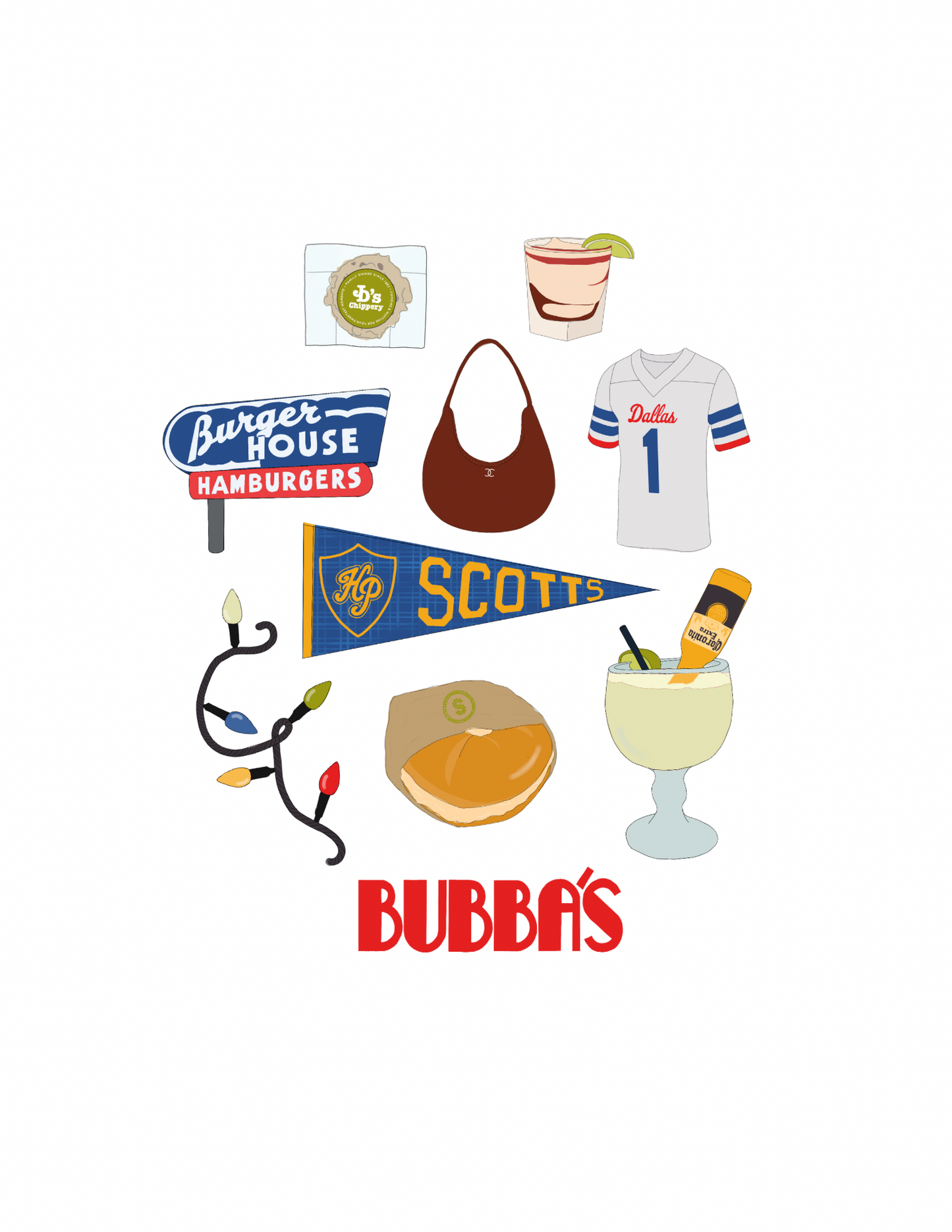 Dallas - Highland Park Print