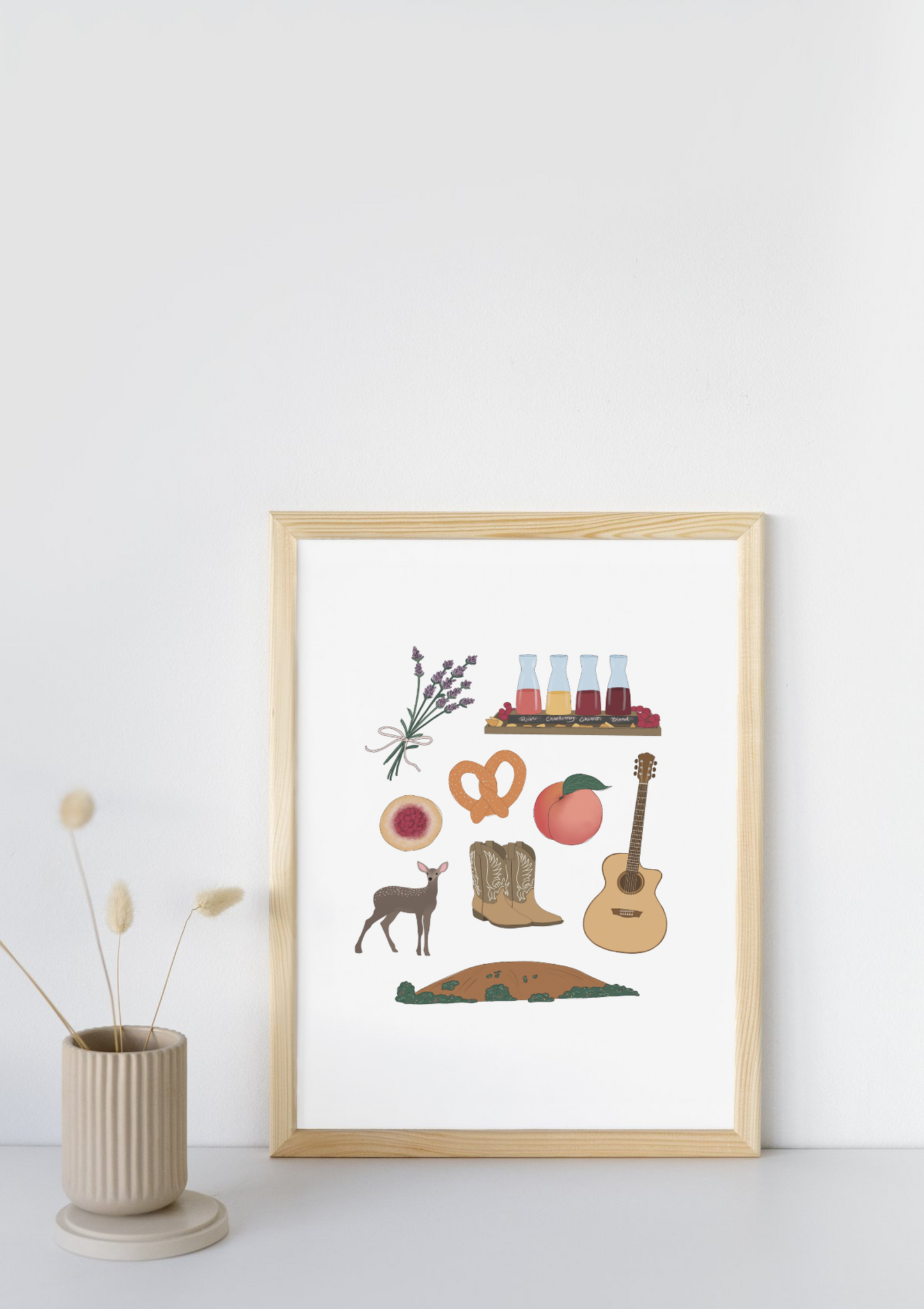 Fredericksburg City Print