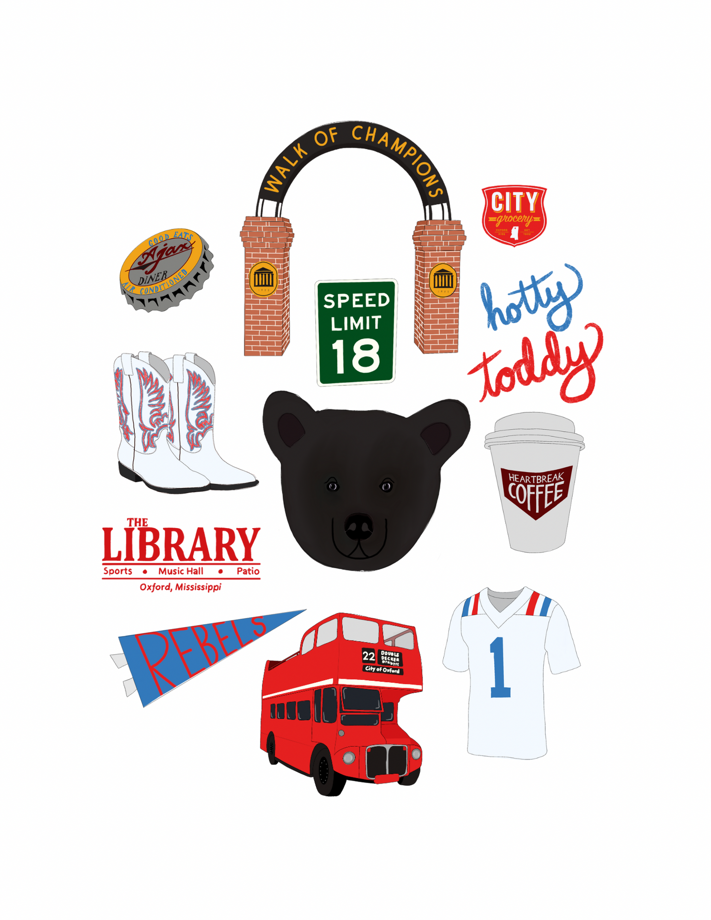 Ole Miss Print