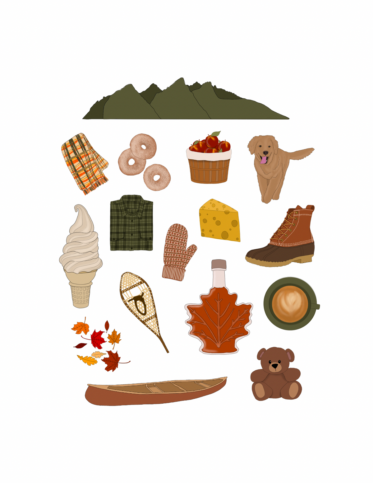 Vermont State Print