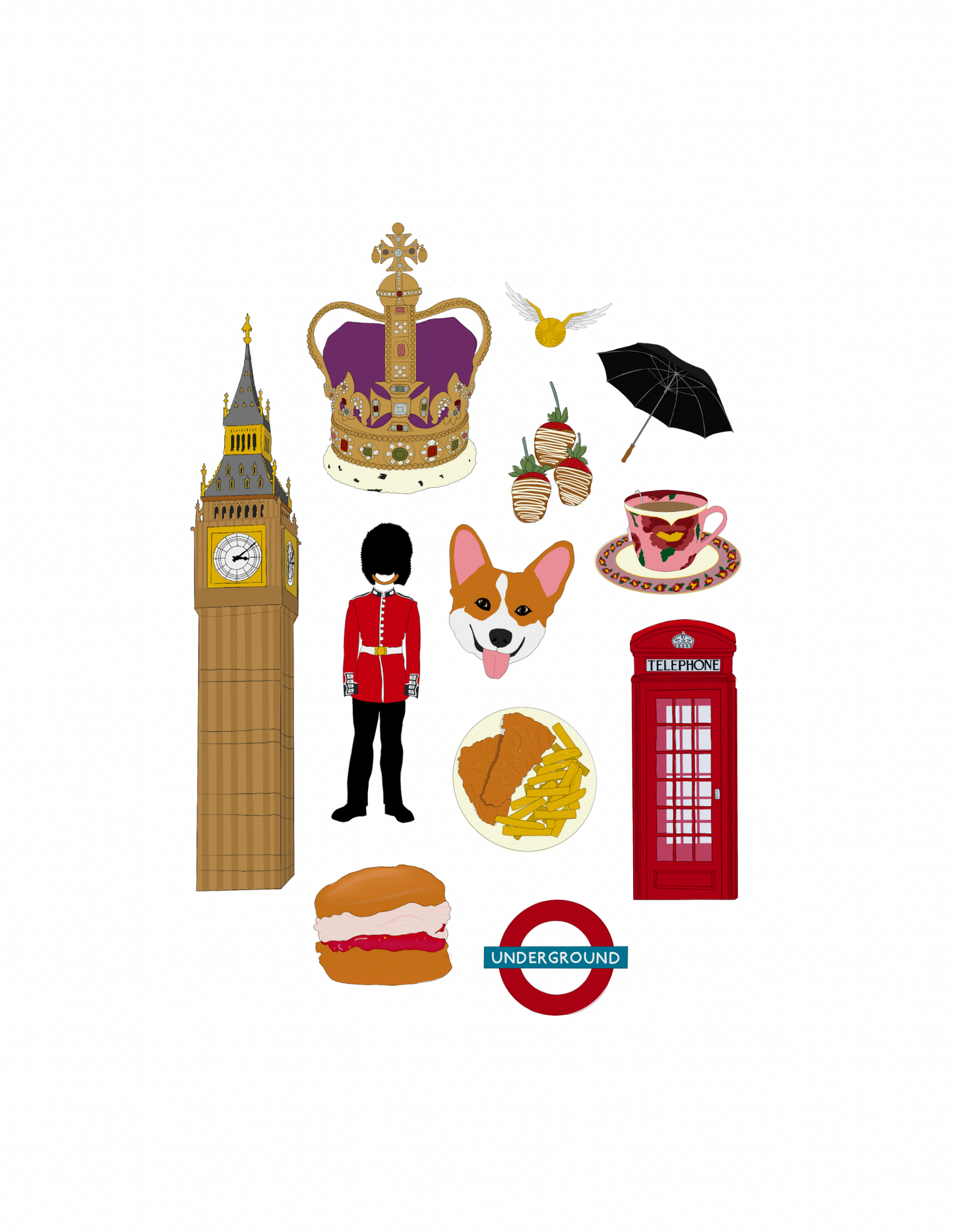 London Passport Print