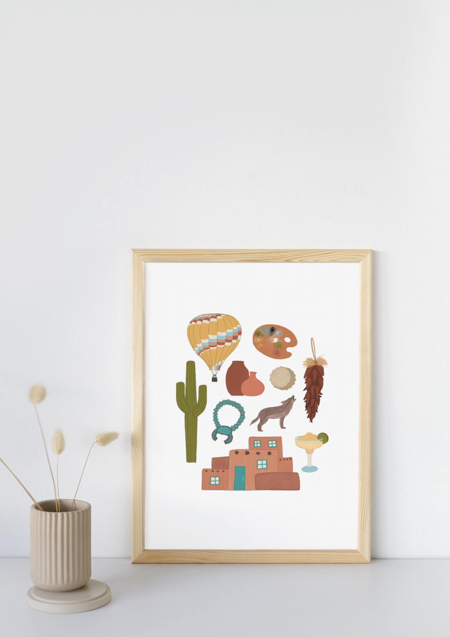 Santa Fe City Print