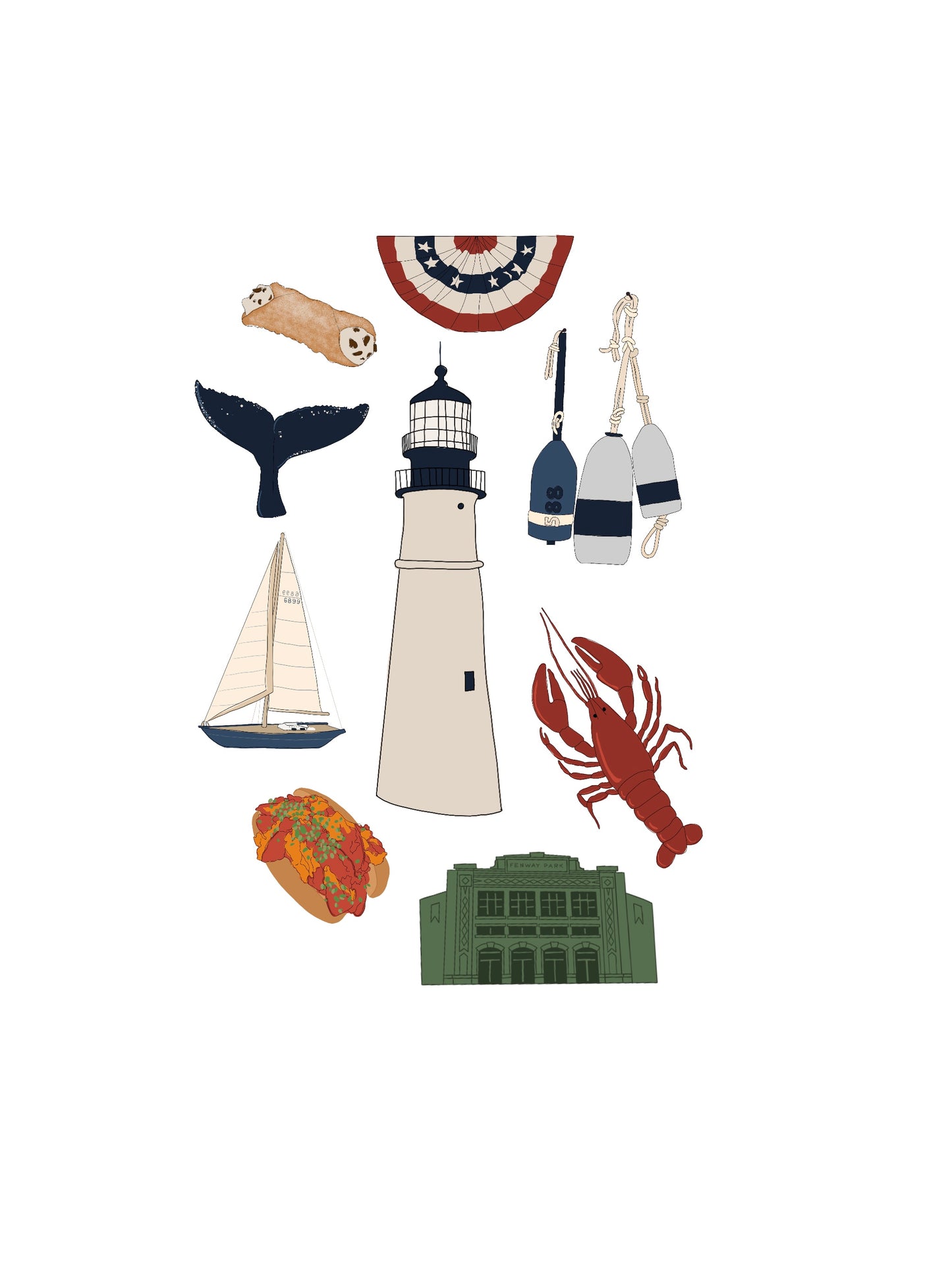 New England Region Print