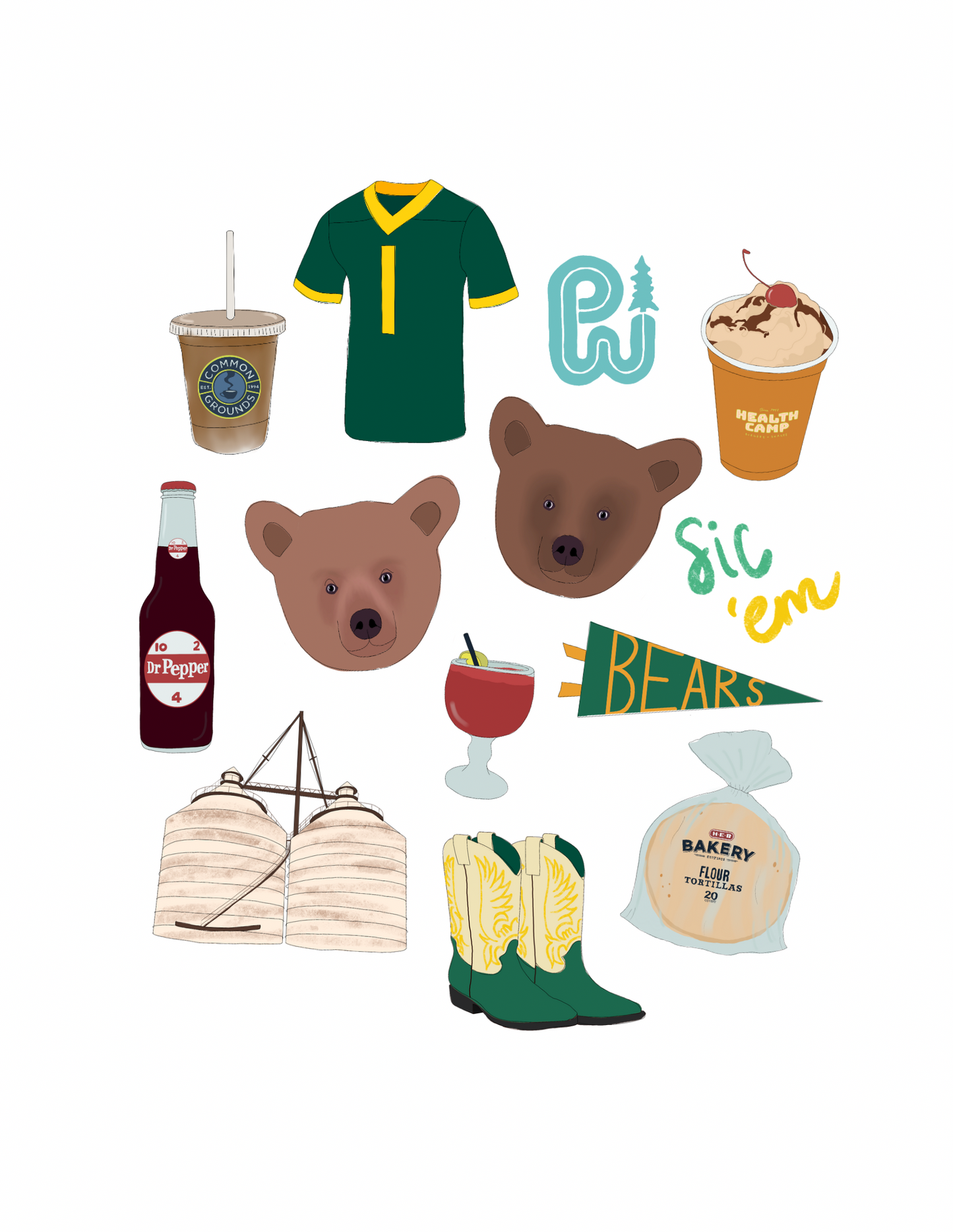 Baylor Print