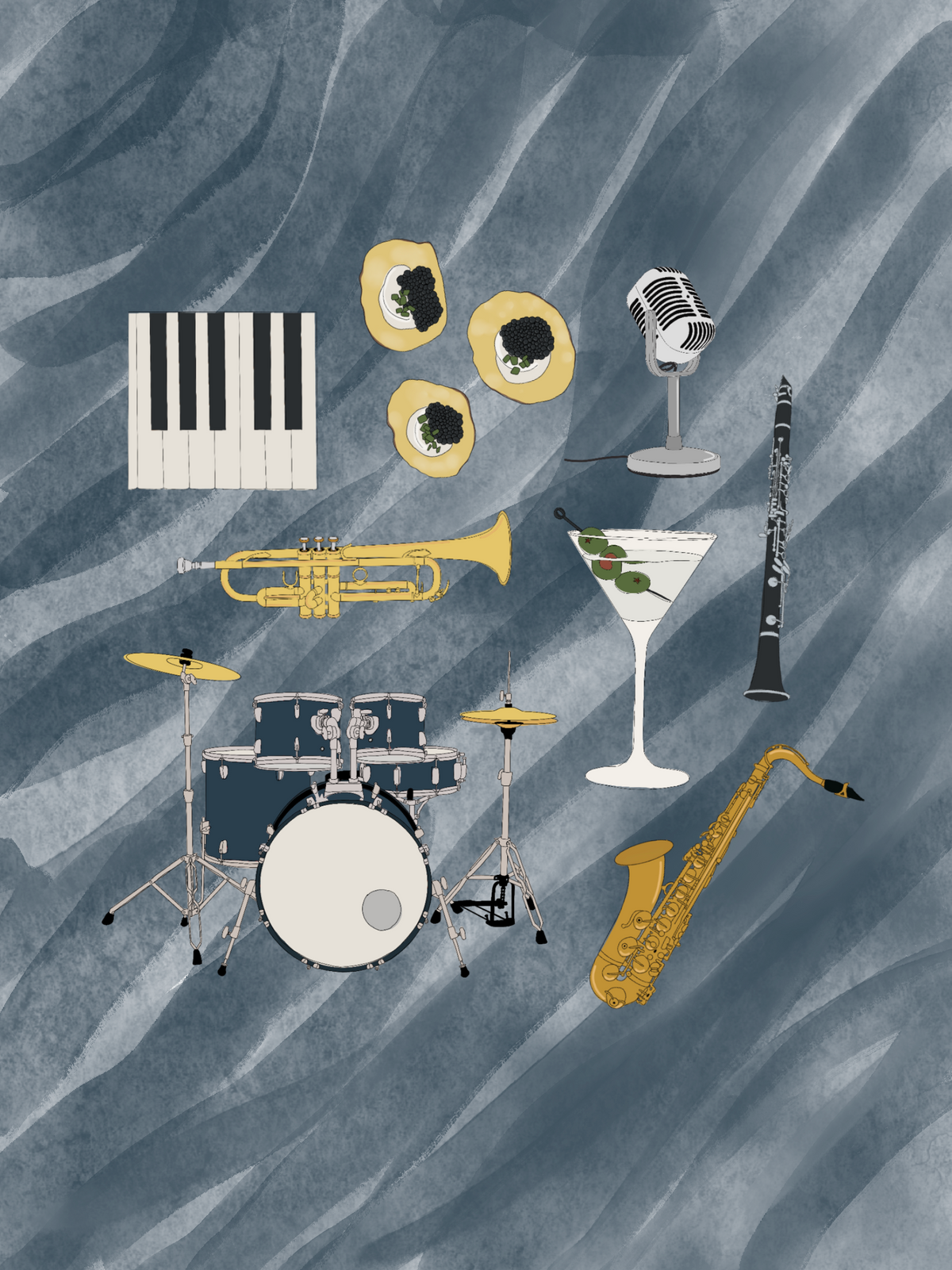 Jazz Club 6x8 Print