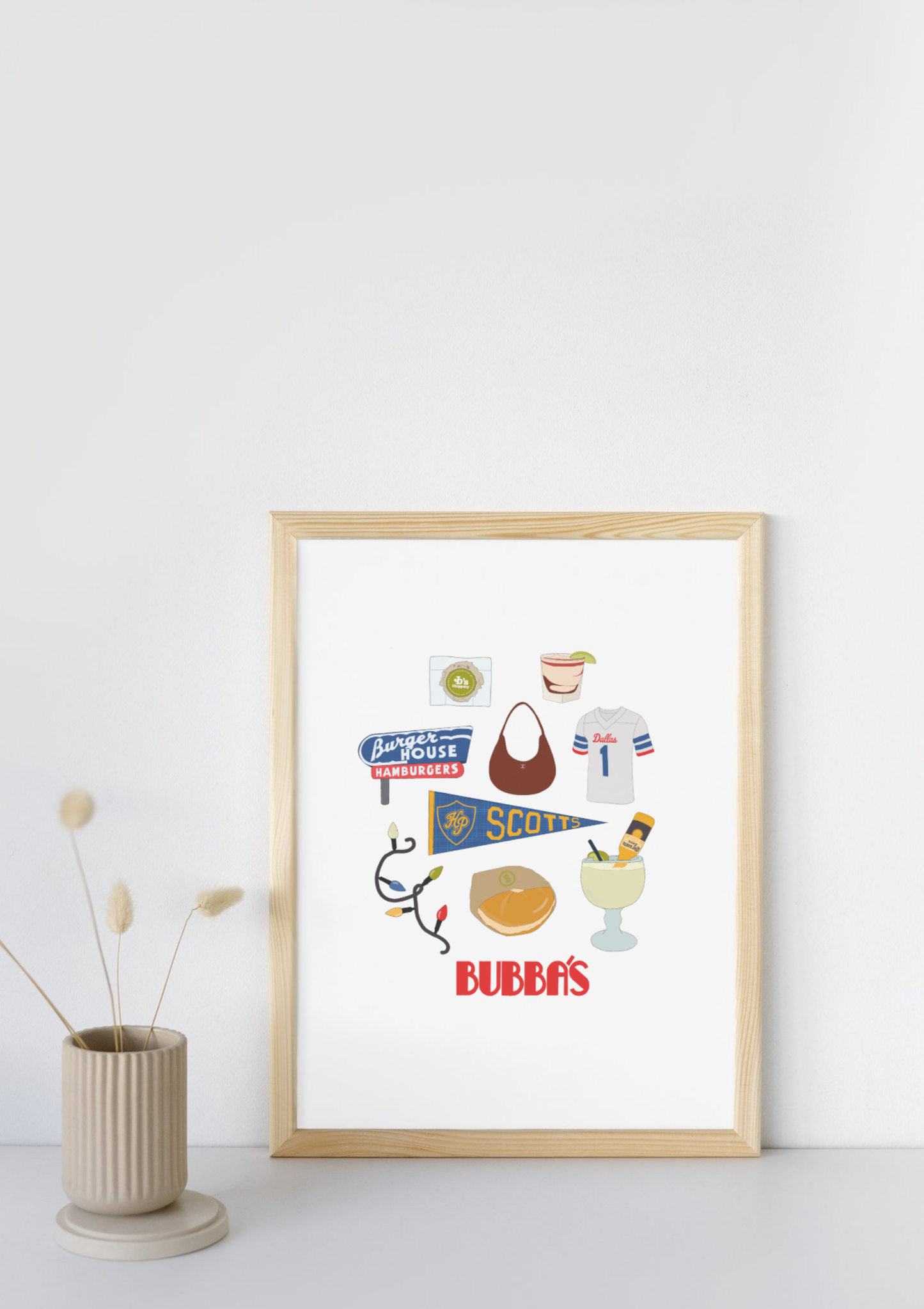 Dallas - Highland Park Local Print