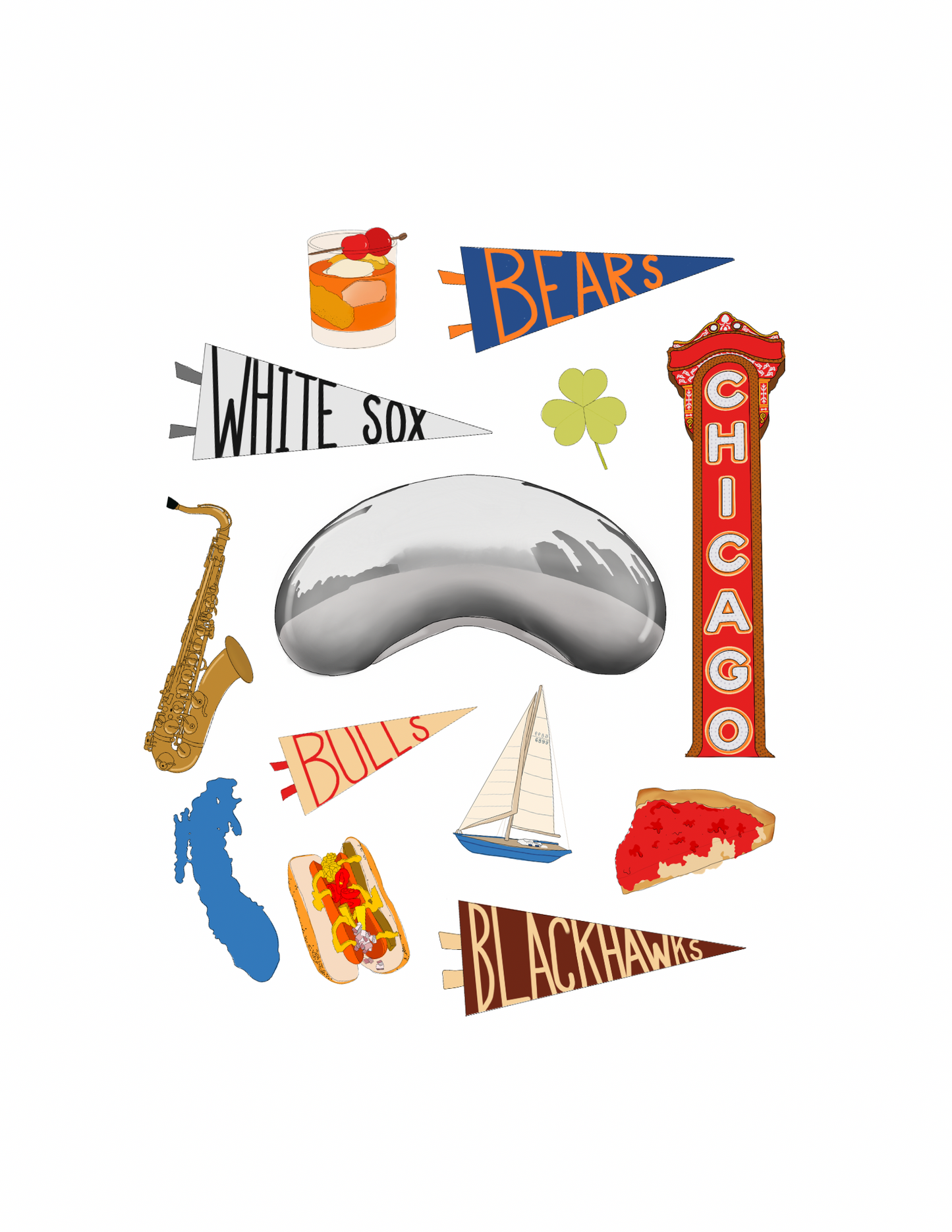 Chicago City Print