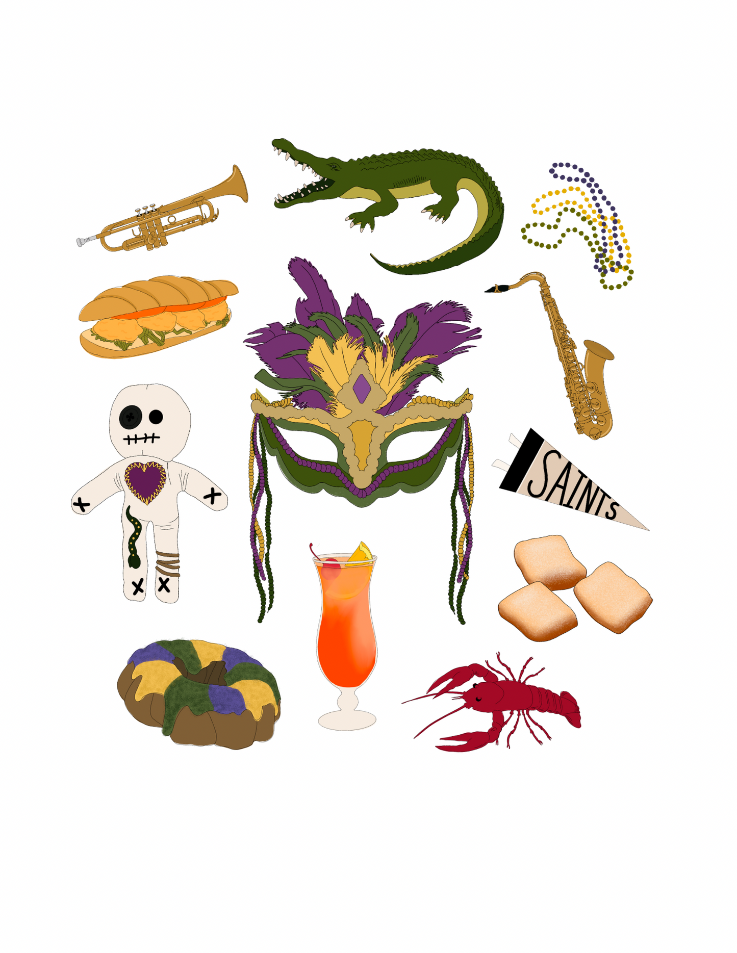 New Orleans City Print