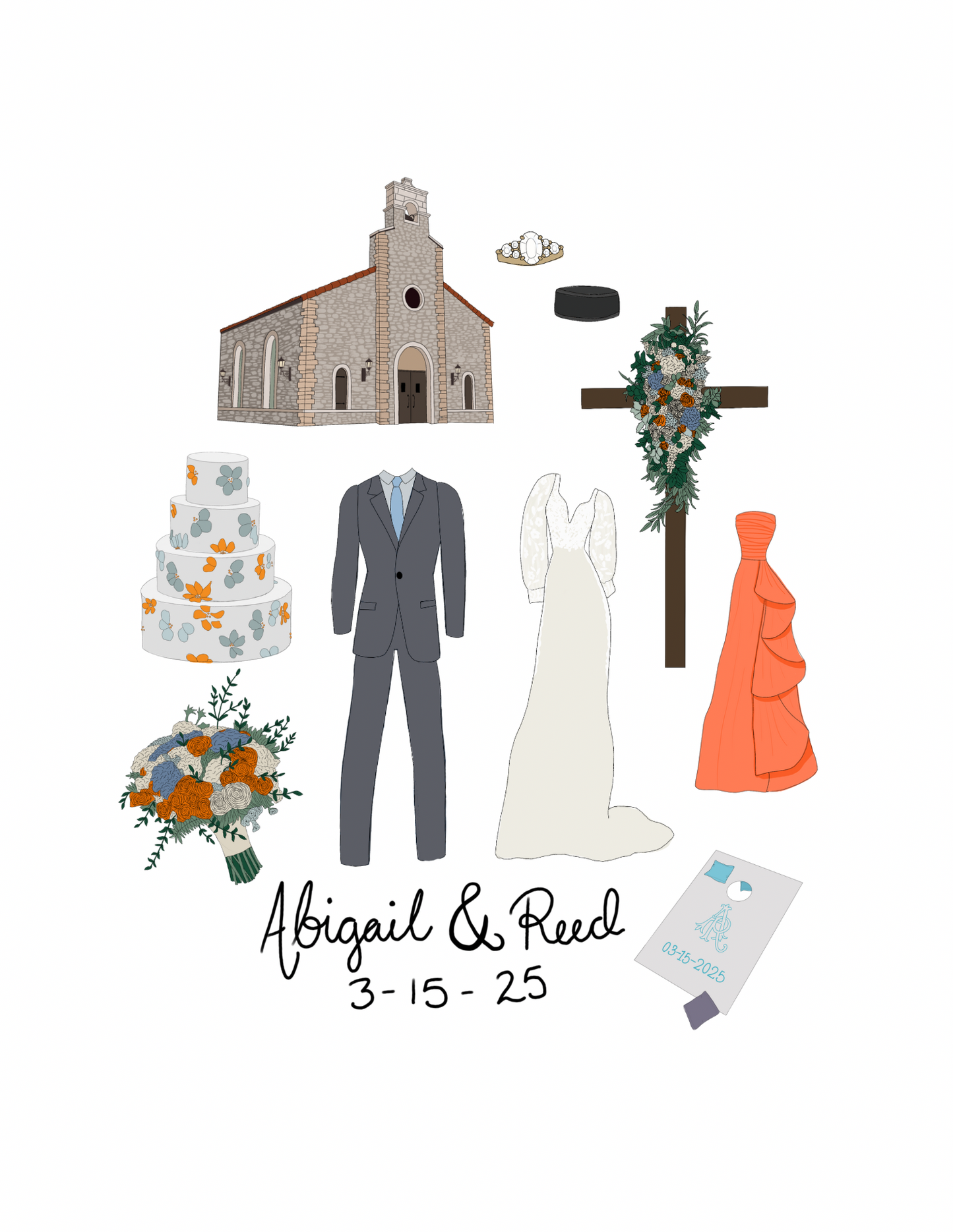 Custom Wedding Print