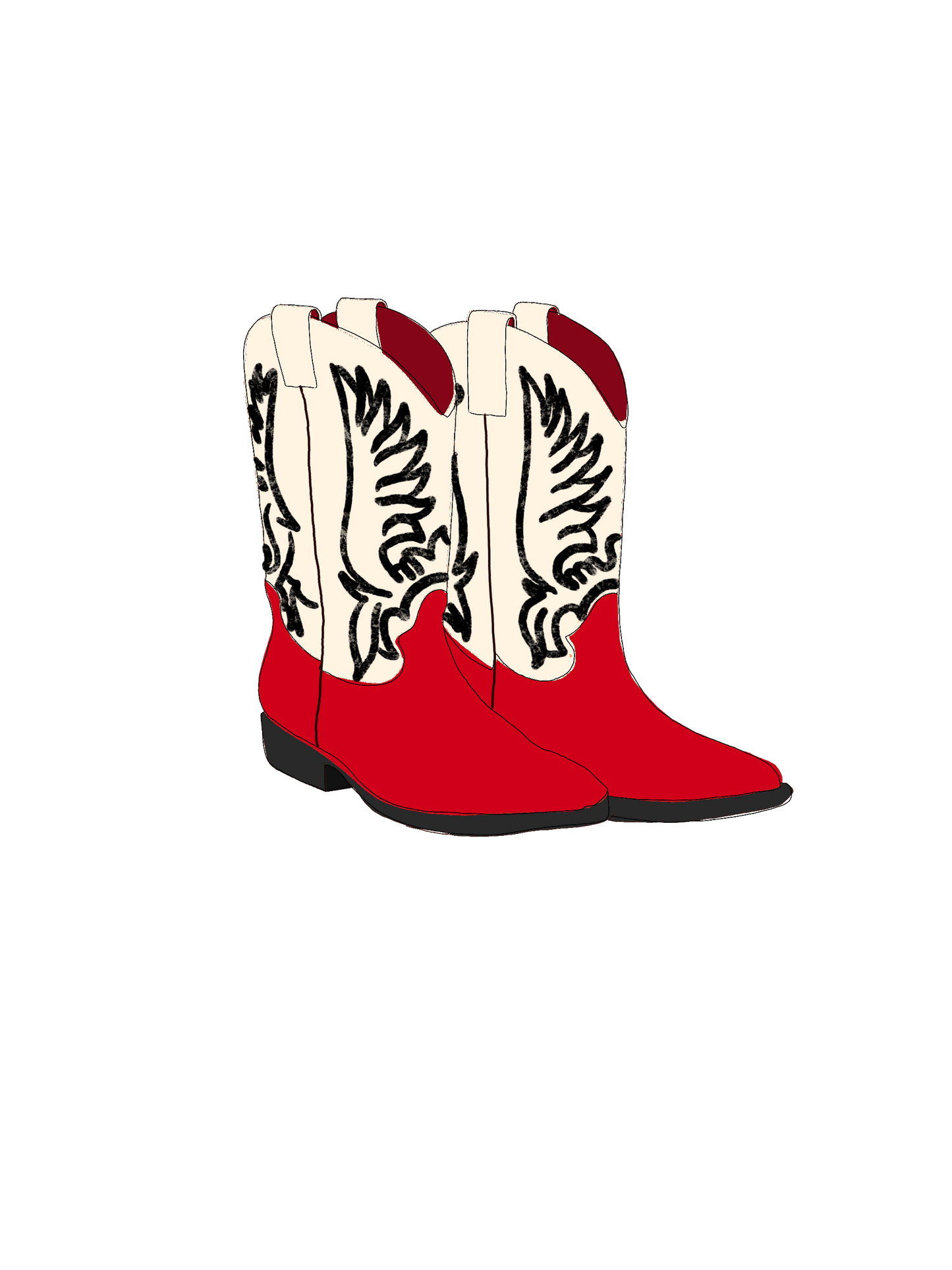 University Boots Mini Print