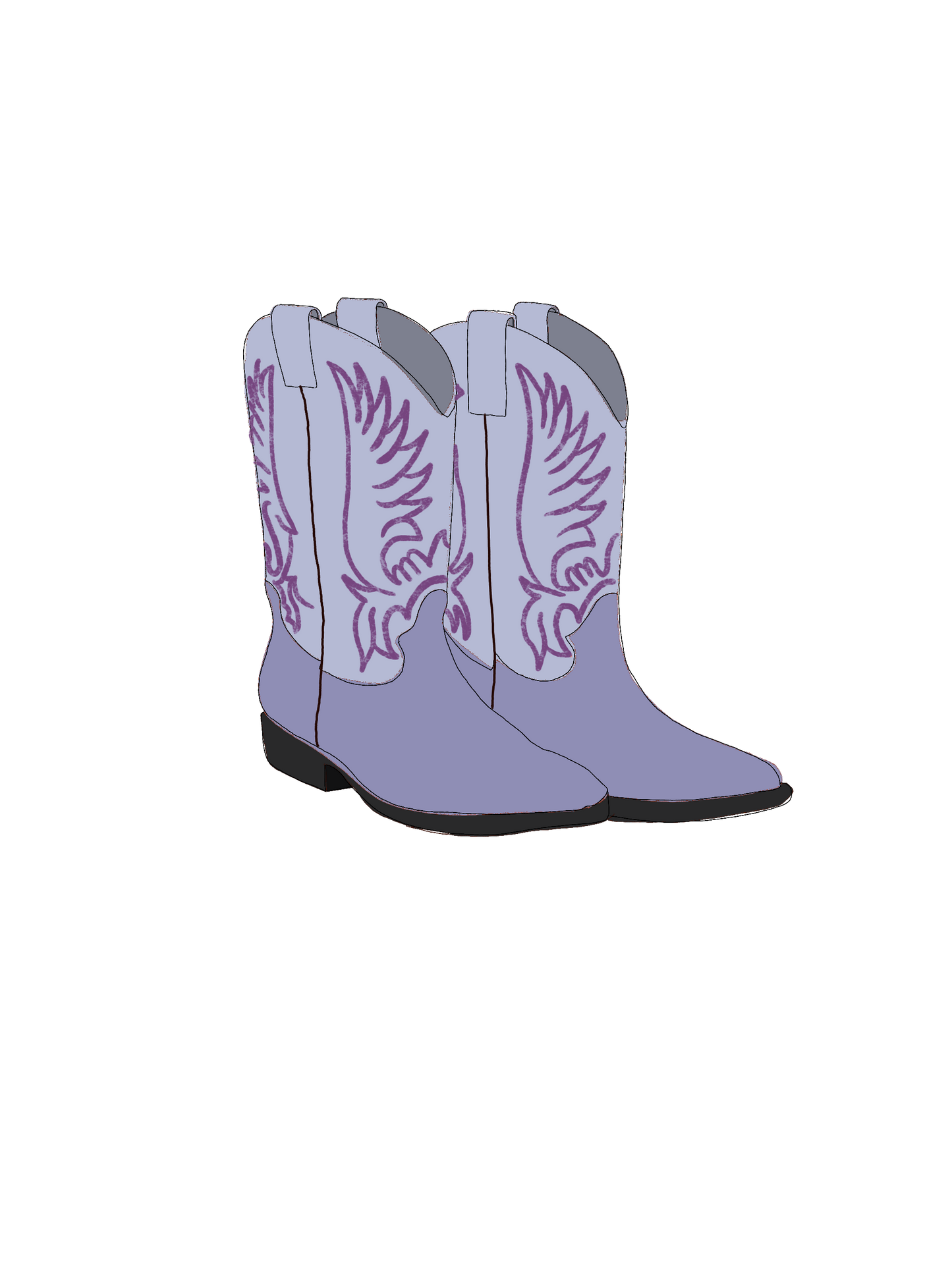 University Boots Mini Print