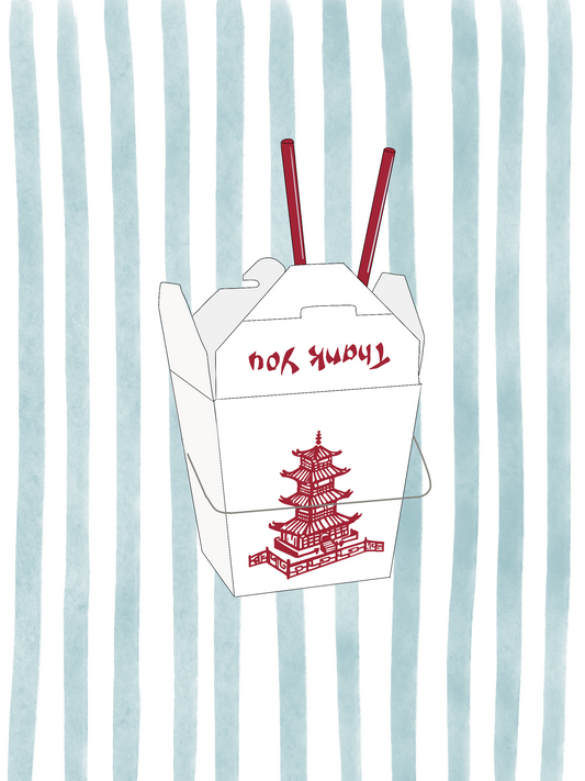 Takeout Box 4x6 Print
