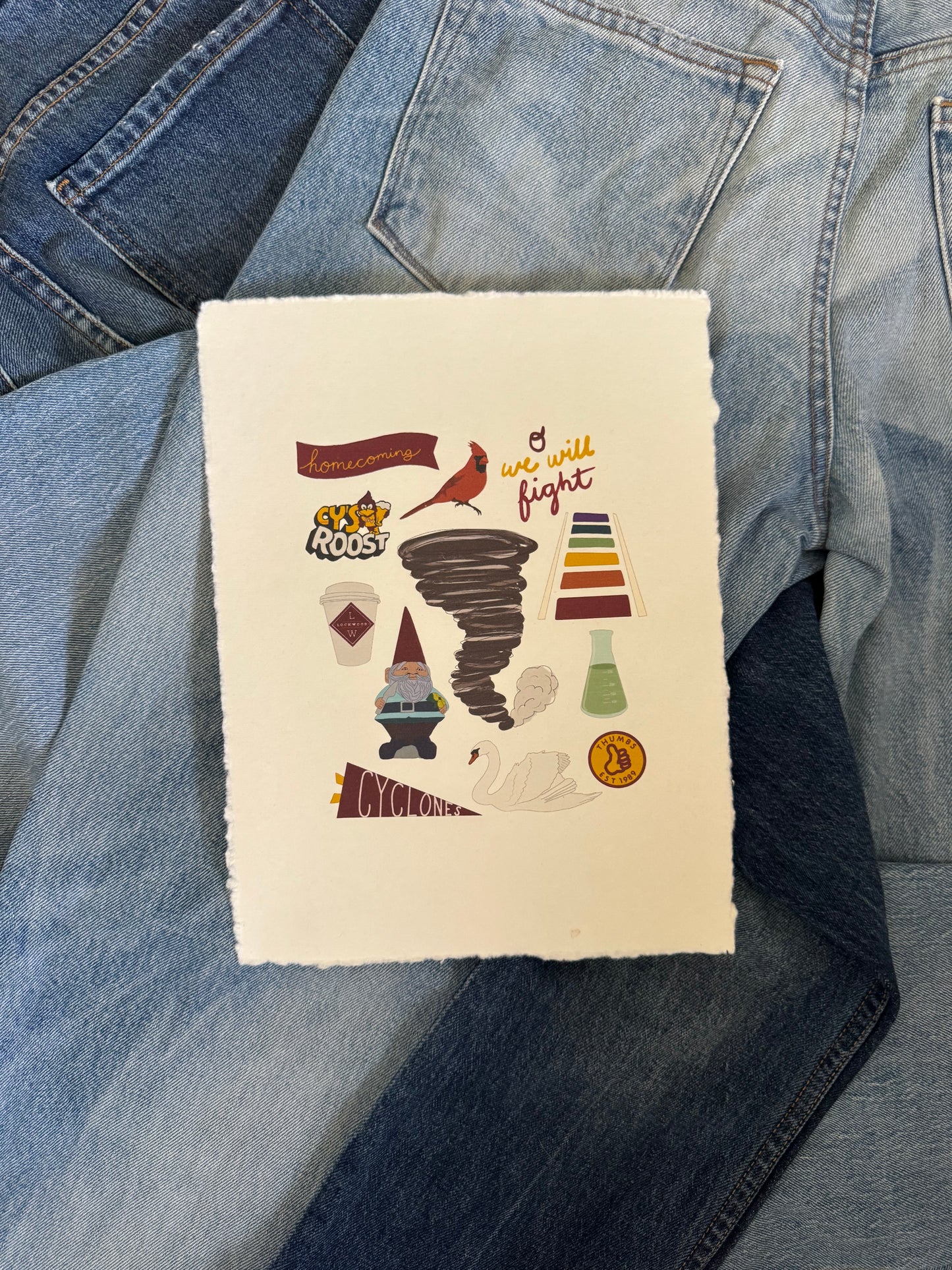 Ames, Iowa Campus Print