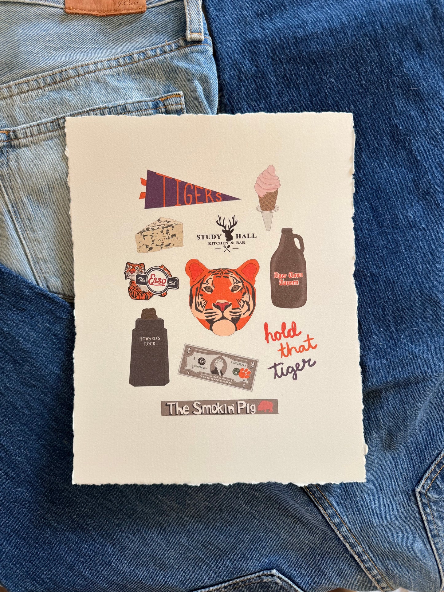 Clemson, South Carolina Campus Print