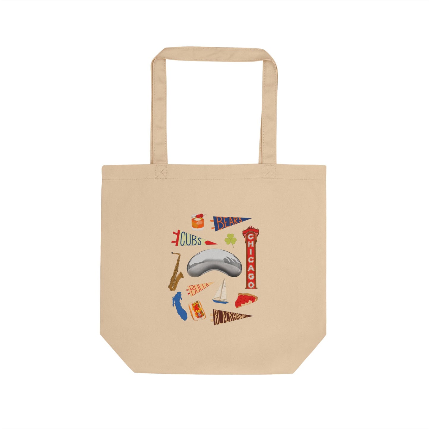Chicago City Icon Tote Bag