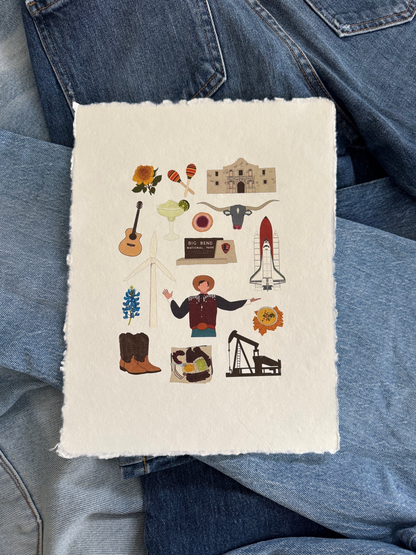 Texas State Print