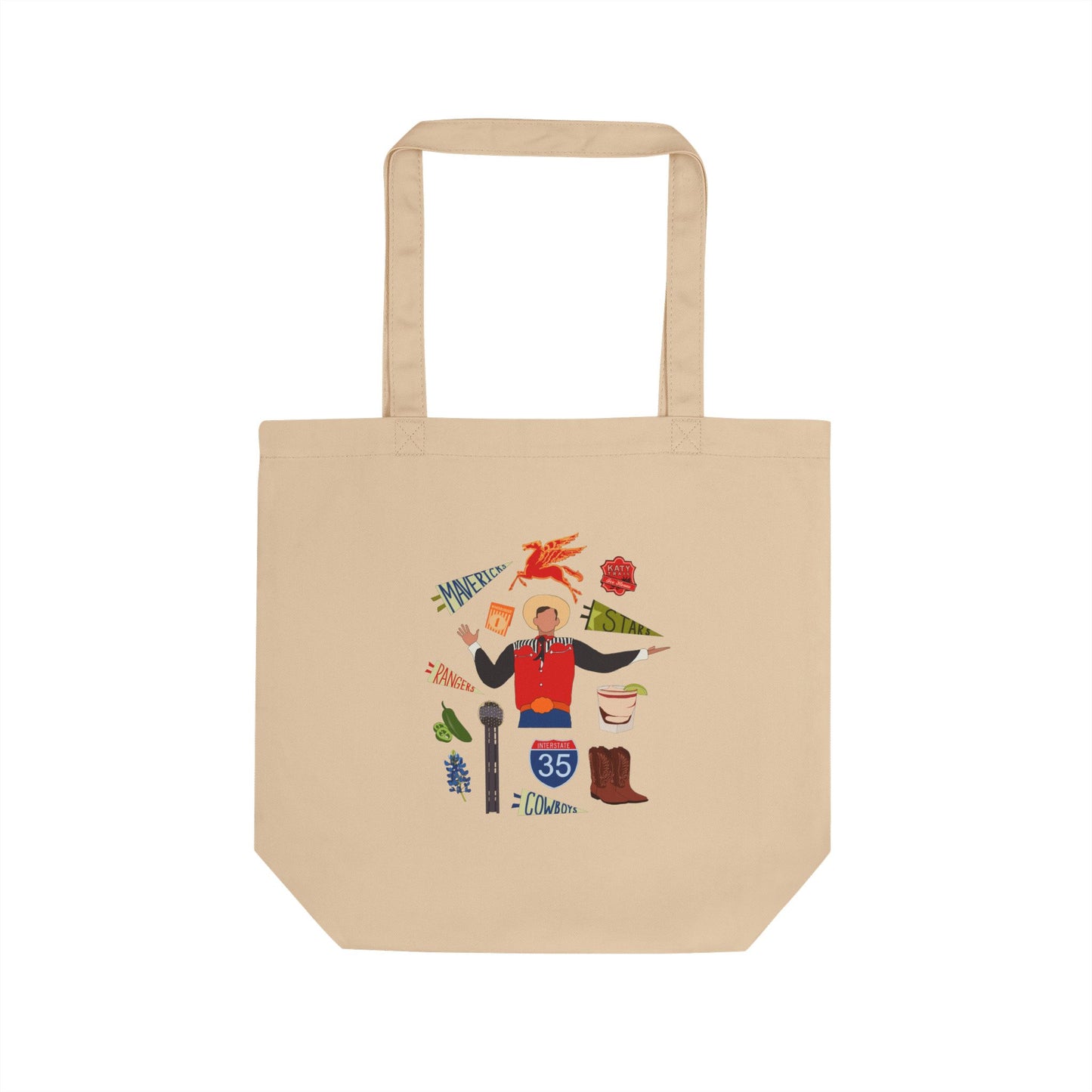 Dallas City Icon Tote Bag