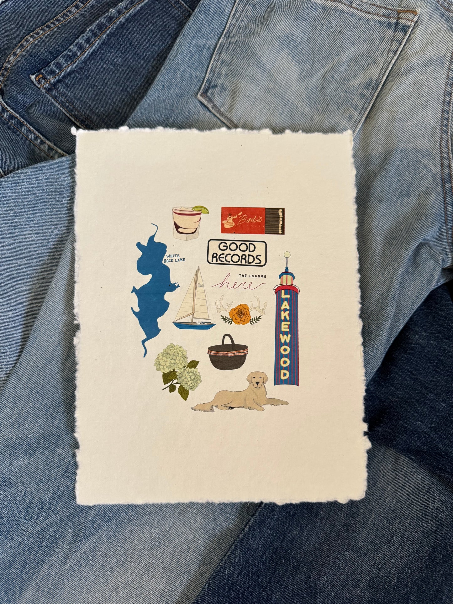 Dallas - East Dallas Local Print