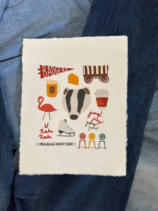 Madison, Wisconsin Campus Print
