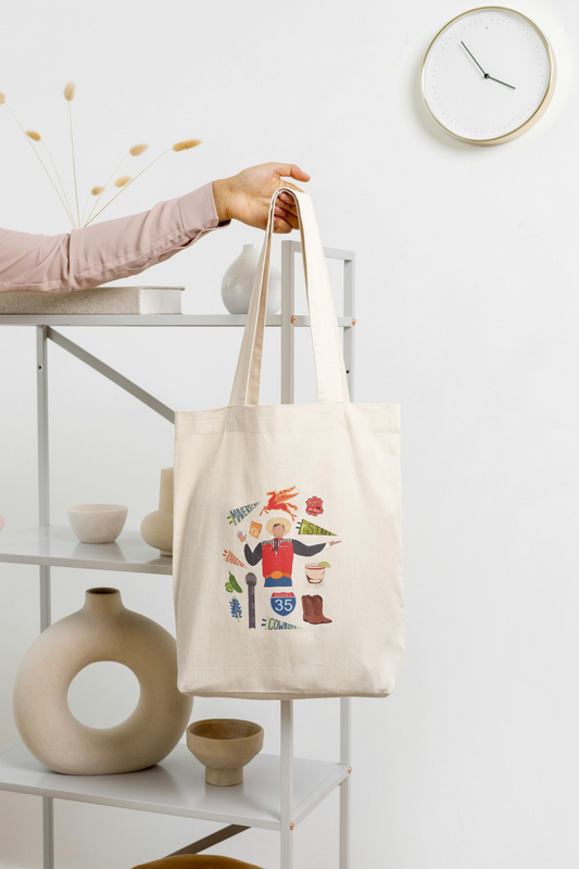 Dallas City Icon Tote Bag