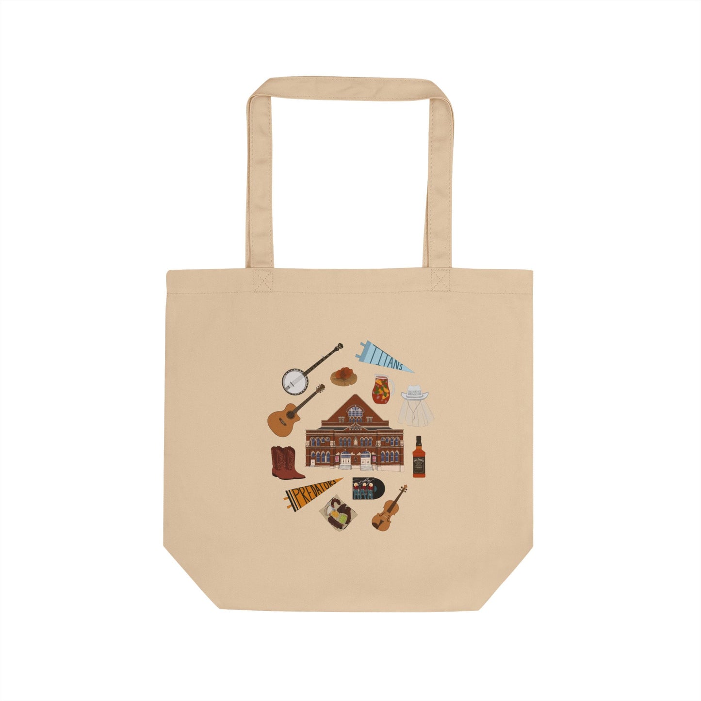 Nashville City Icon Tote Bag