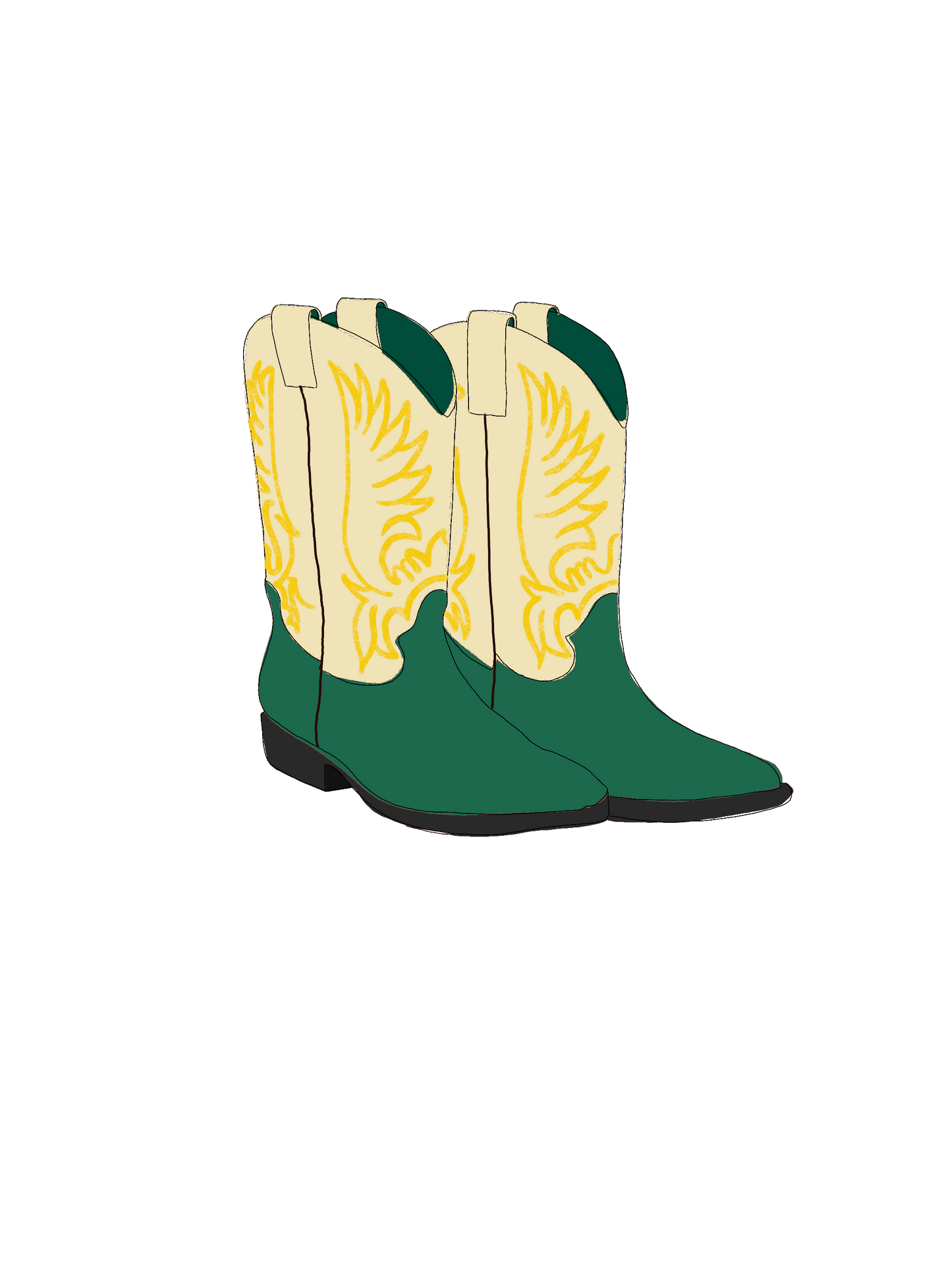 University Boots Mini Print