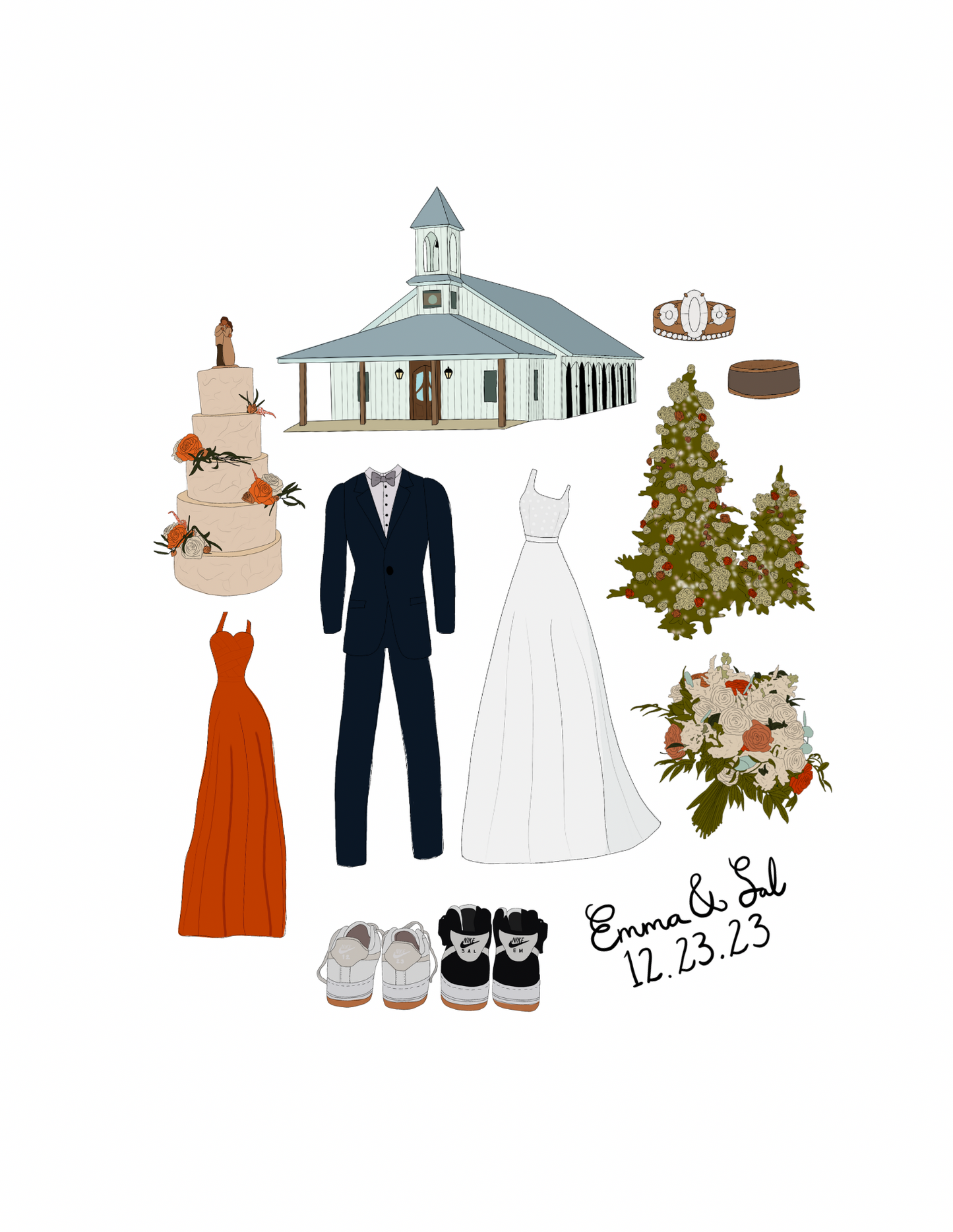 Custom Wedding Print