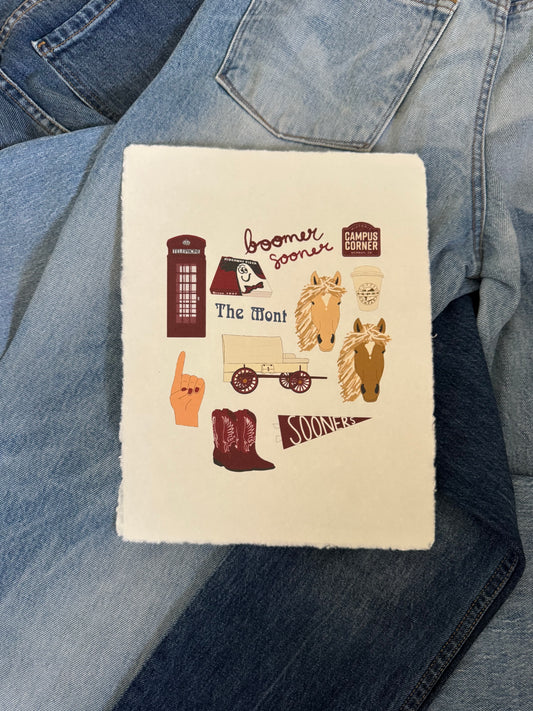 Norman, Oklahoma University Print