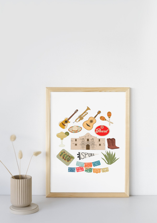 San Antonio Print