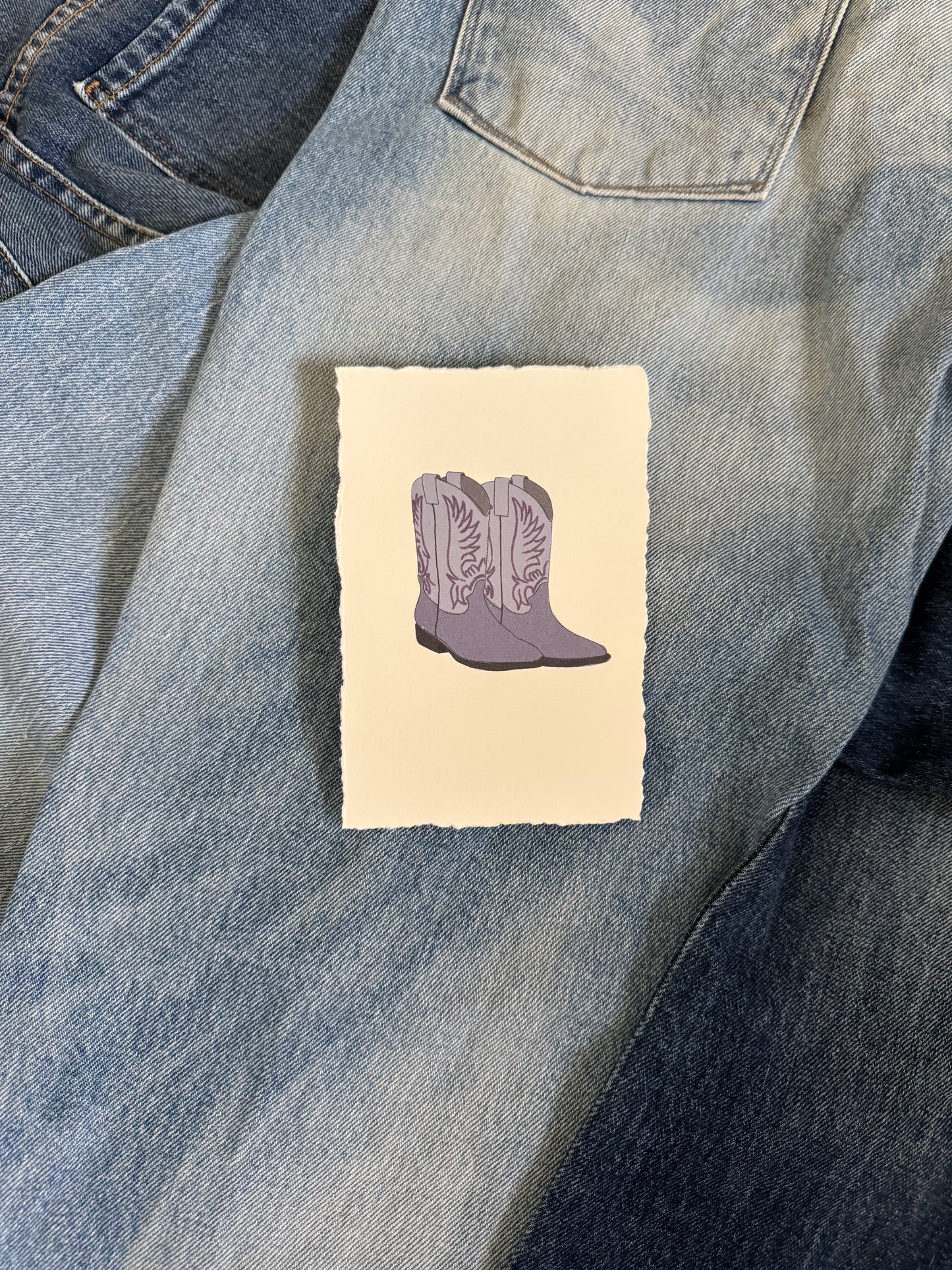 University Boots Mini Print