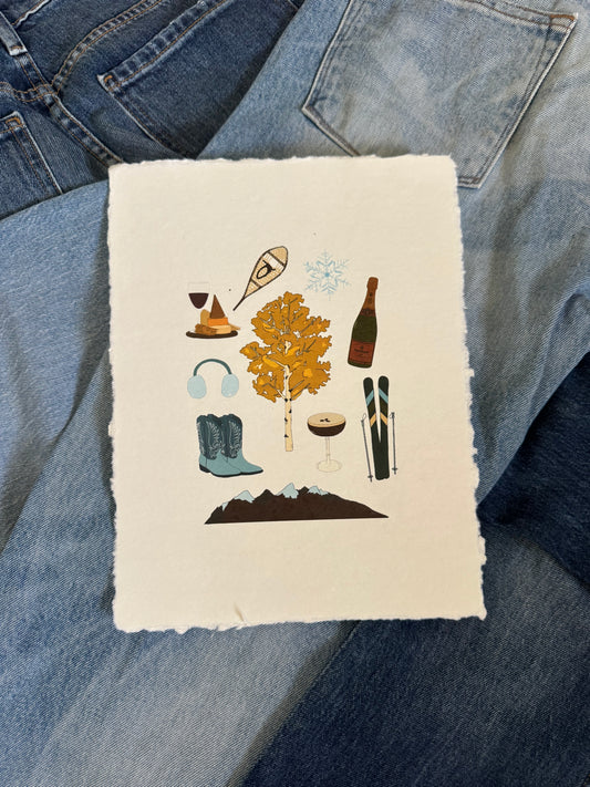 Aspen City Print