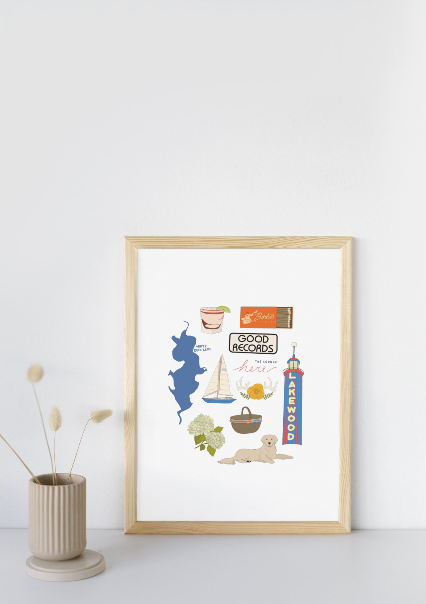 Dallas - East Dallas Local Print