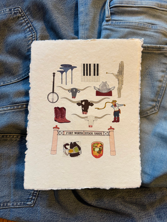 Fort Worth Print