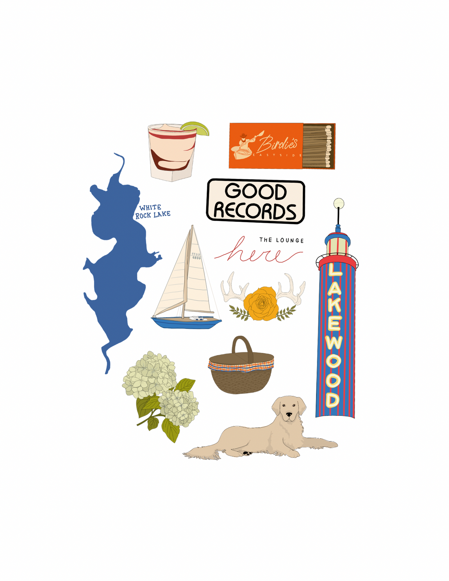 Dallas - East Dallas Local Print