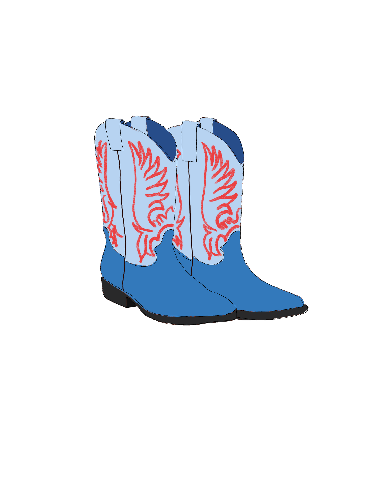 University Boots Mini Print