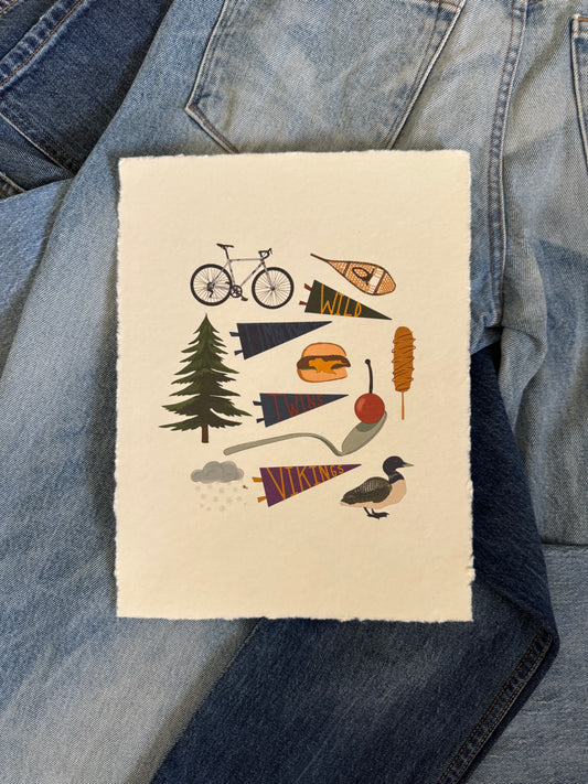 Minneapolis City Print