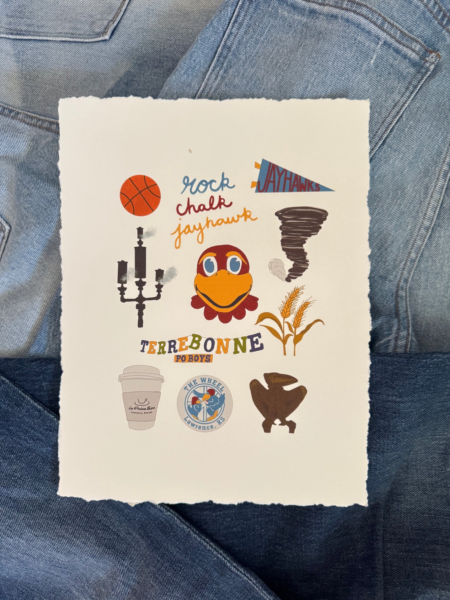 Lawrence, Kansas Campus Print