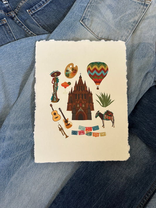San Miguel de Allende Passport Print