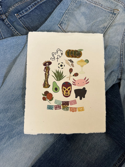 Mexico Passport Print