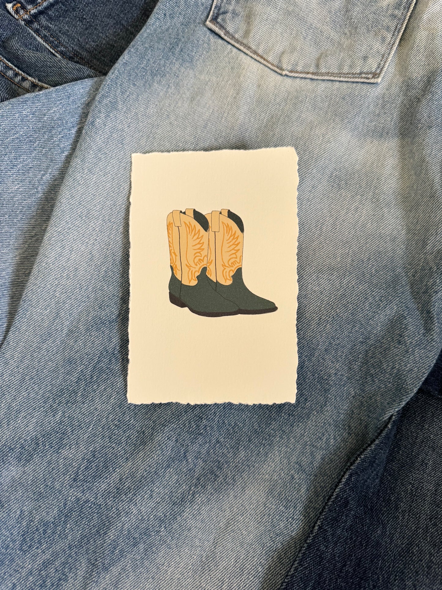 University Boots Mini Print