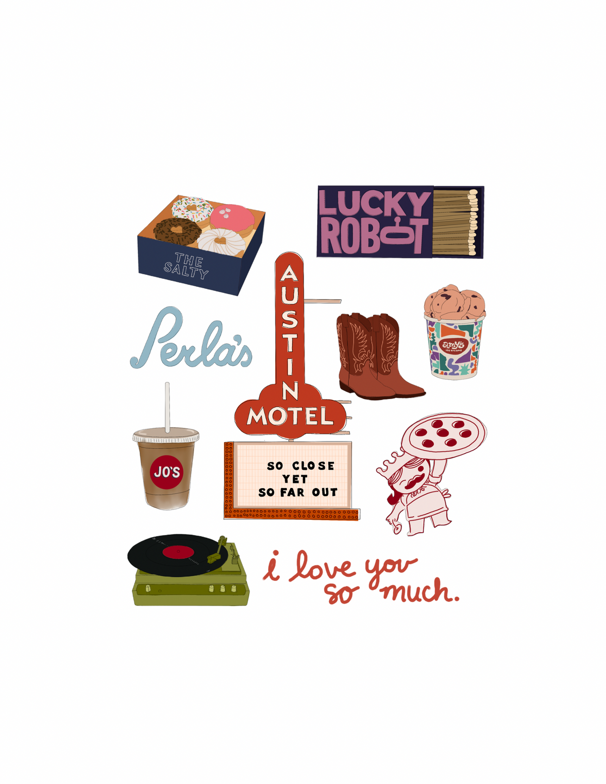 Austin Neighborhood Print