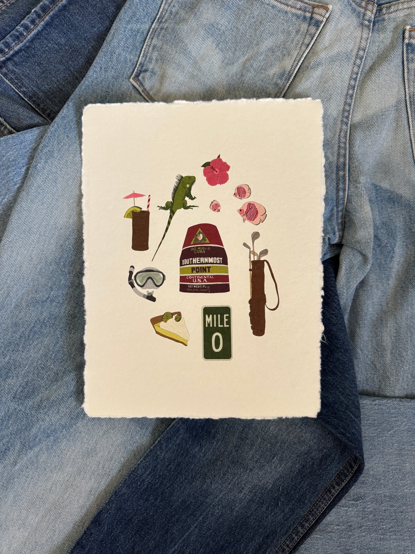 Florida Keys City Print