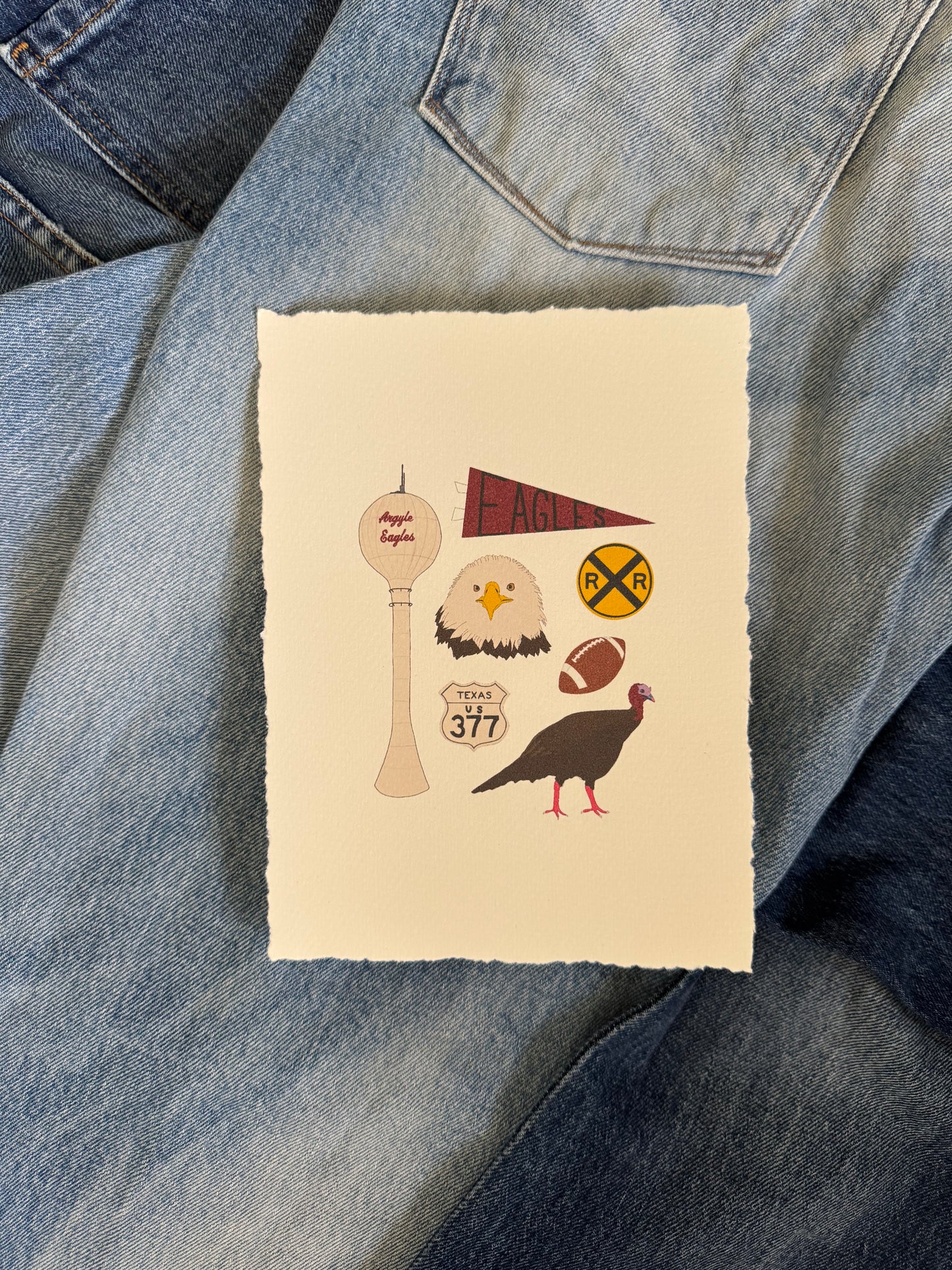 Argyle, Texas Hometown Print